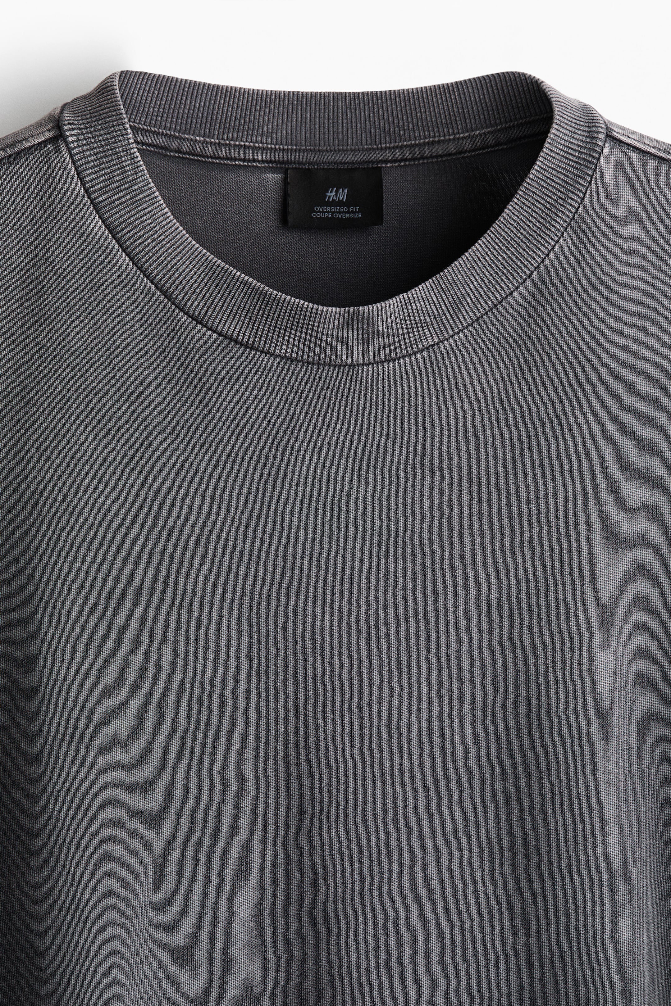 Agrandir l'image: Oversized Fit T-shirt - Gris foncé - HOMME | H&M CH 7