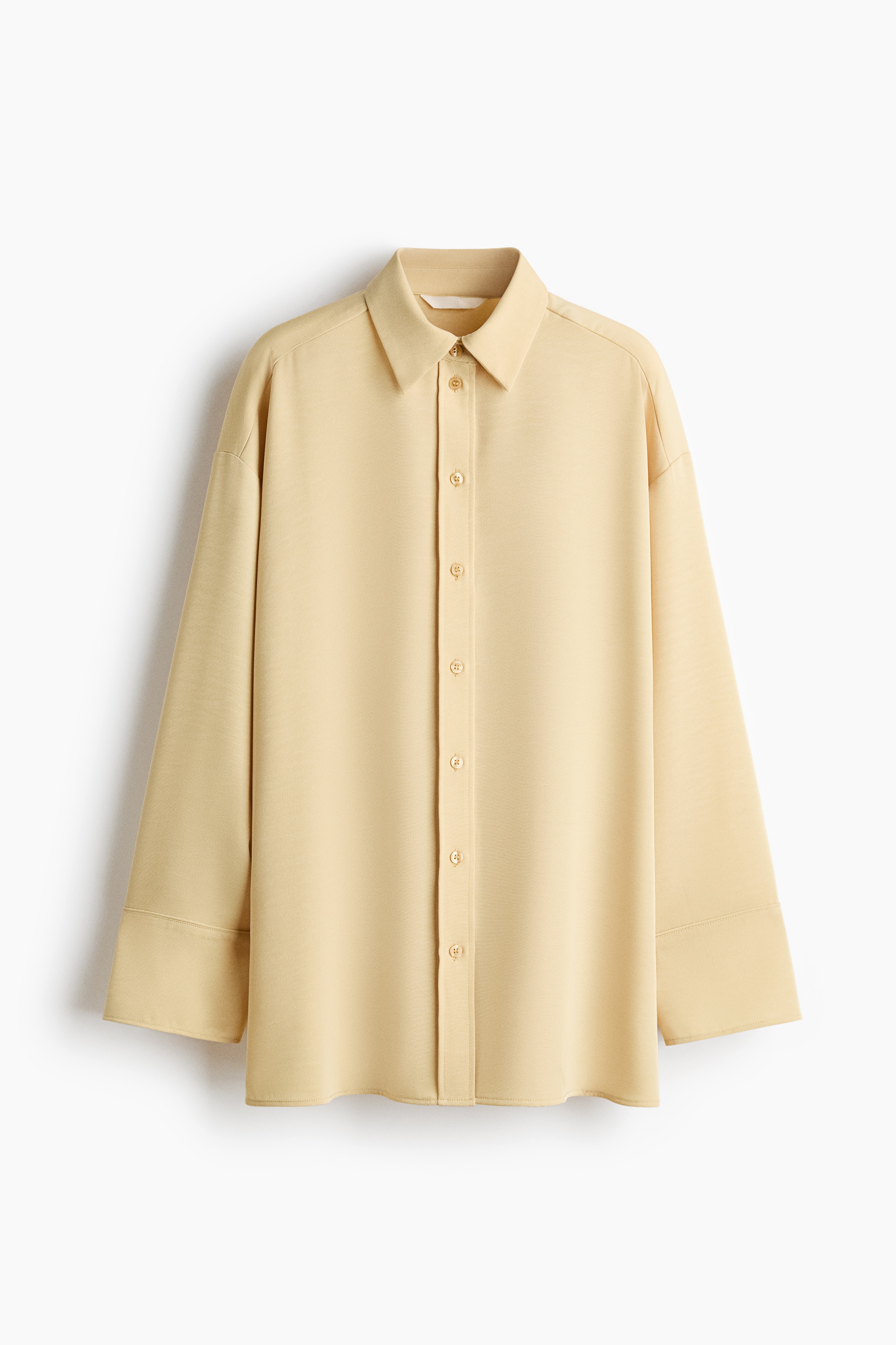Oversized shirt - Dusty yellow