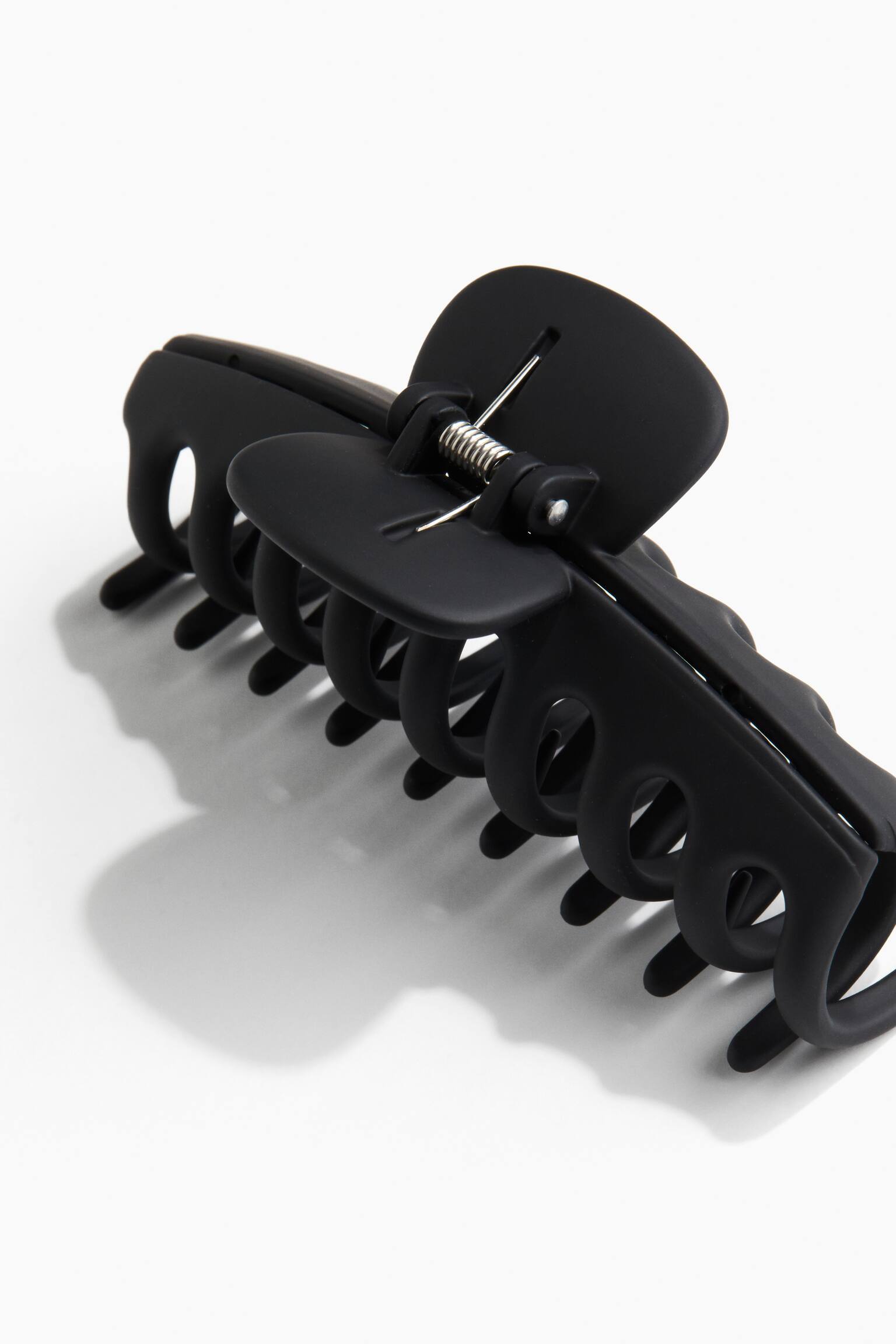 קליפס גדול לשיער - שחור - 2