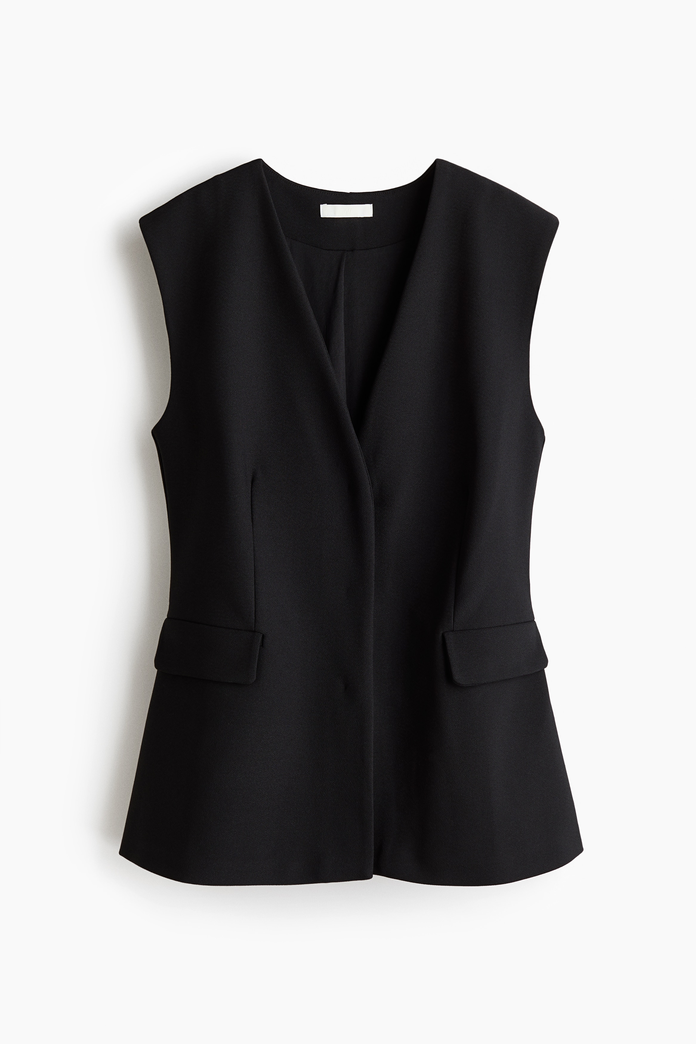 Gilet sans manches en jersey - Noir