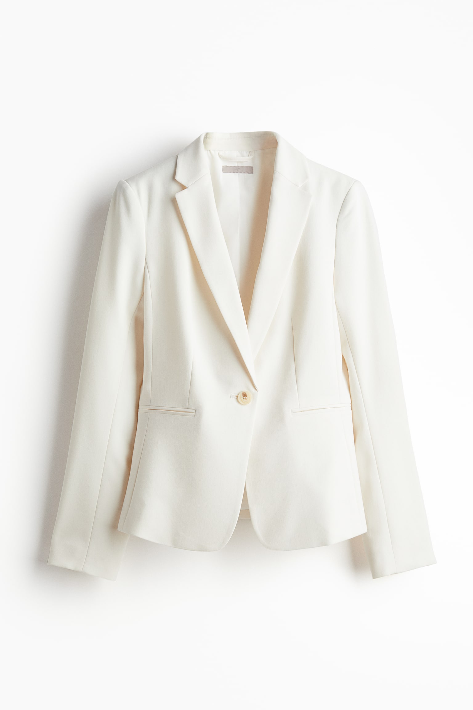 Fitted Jacket - White/Black/Powder pink/Navy blue/Light beige/Light beige - 2