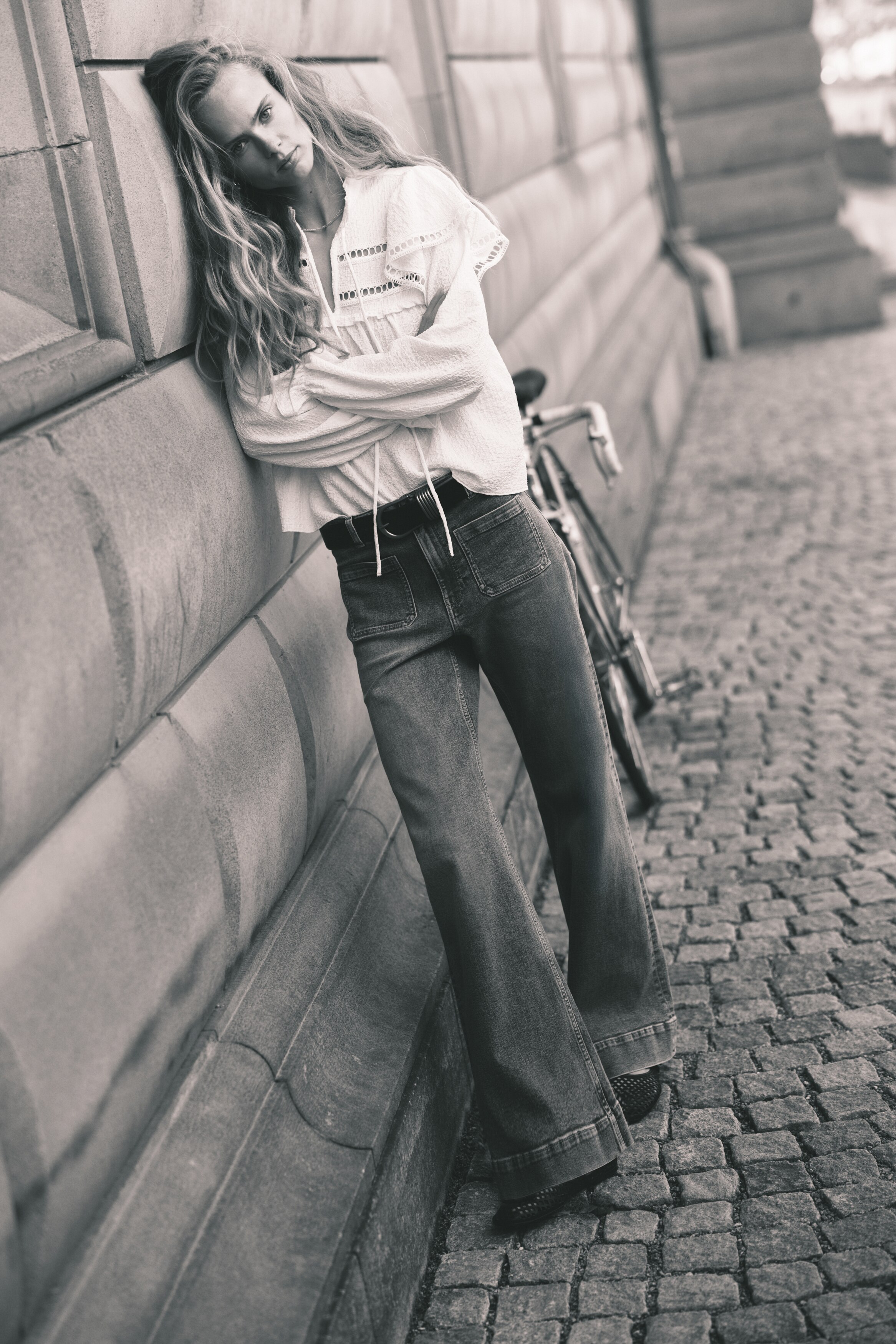 Wide High Jeans