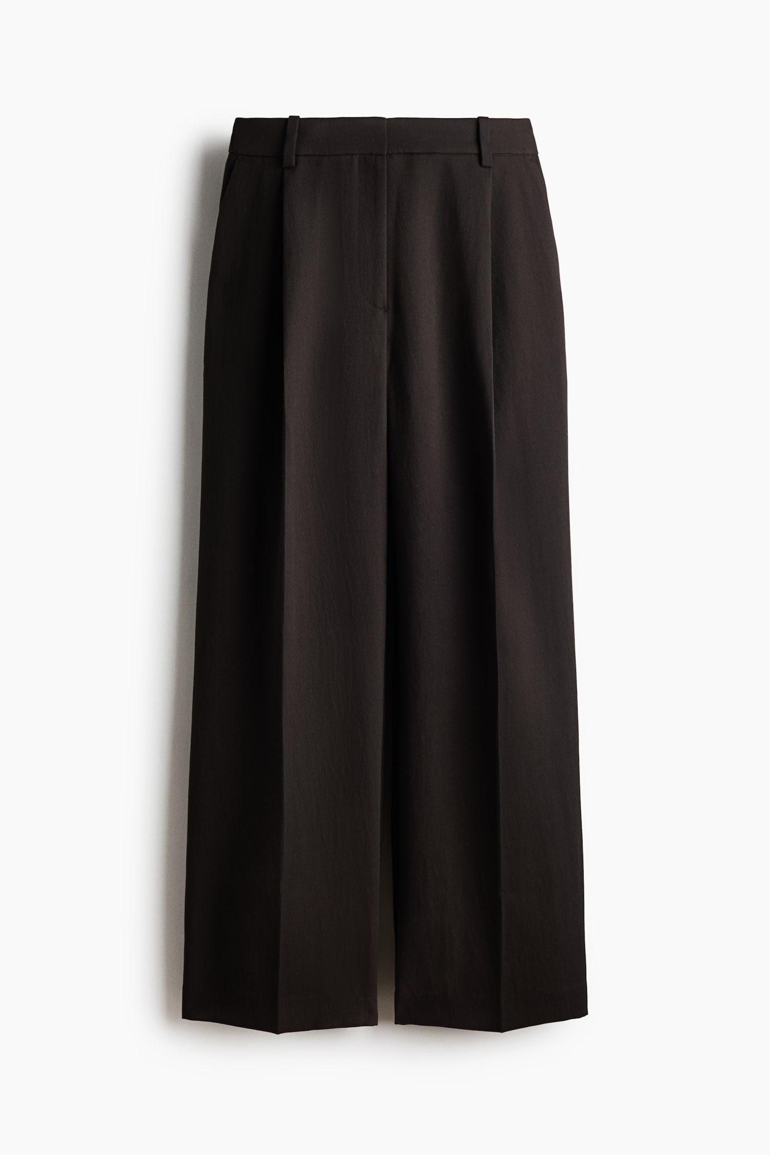 Pantalón sastre ancho - Café oscuro/Café oscuro/Franjas estrechas - 1
