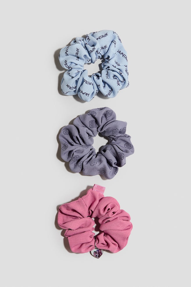 3er-Pack Scrunchies - Lila/K-Pop Demon Hunters - 1