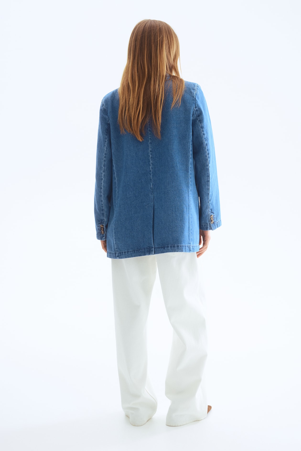 Single-Breasted Denim Jacket - image 2