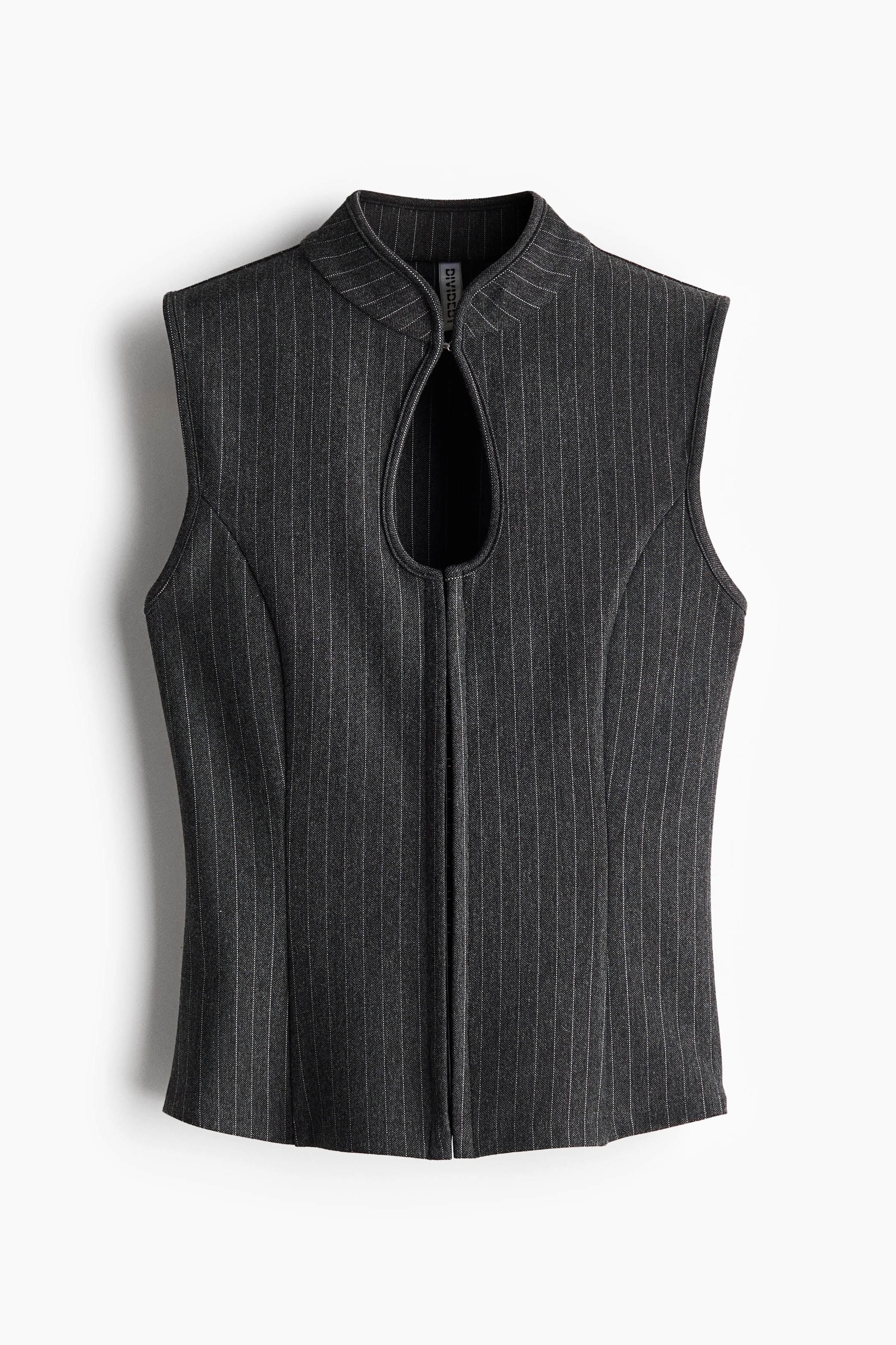 Piqué Keyhole Top