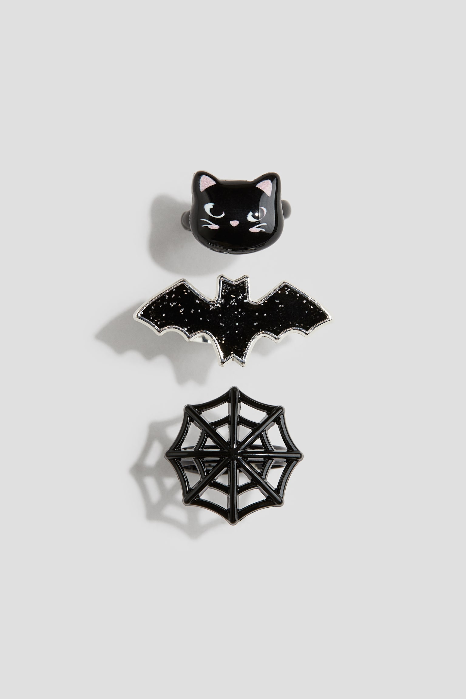 3-pack rings - Black/Halloween - 1