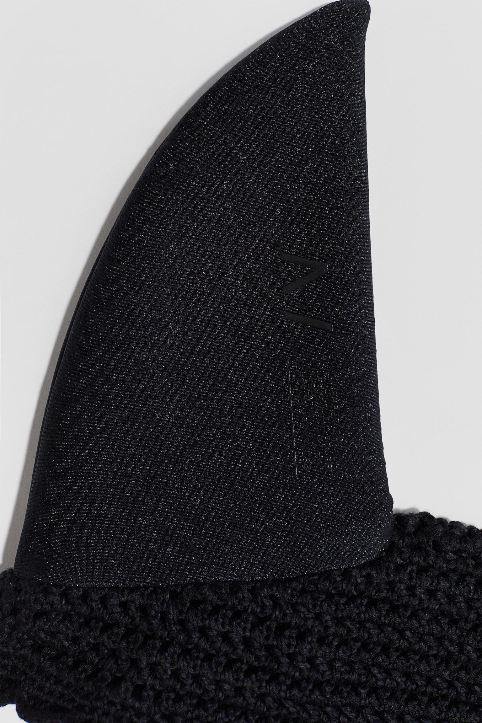 Fluemaske med pynt - Sort - 3