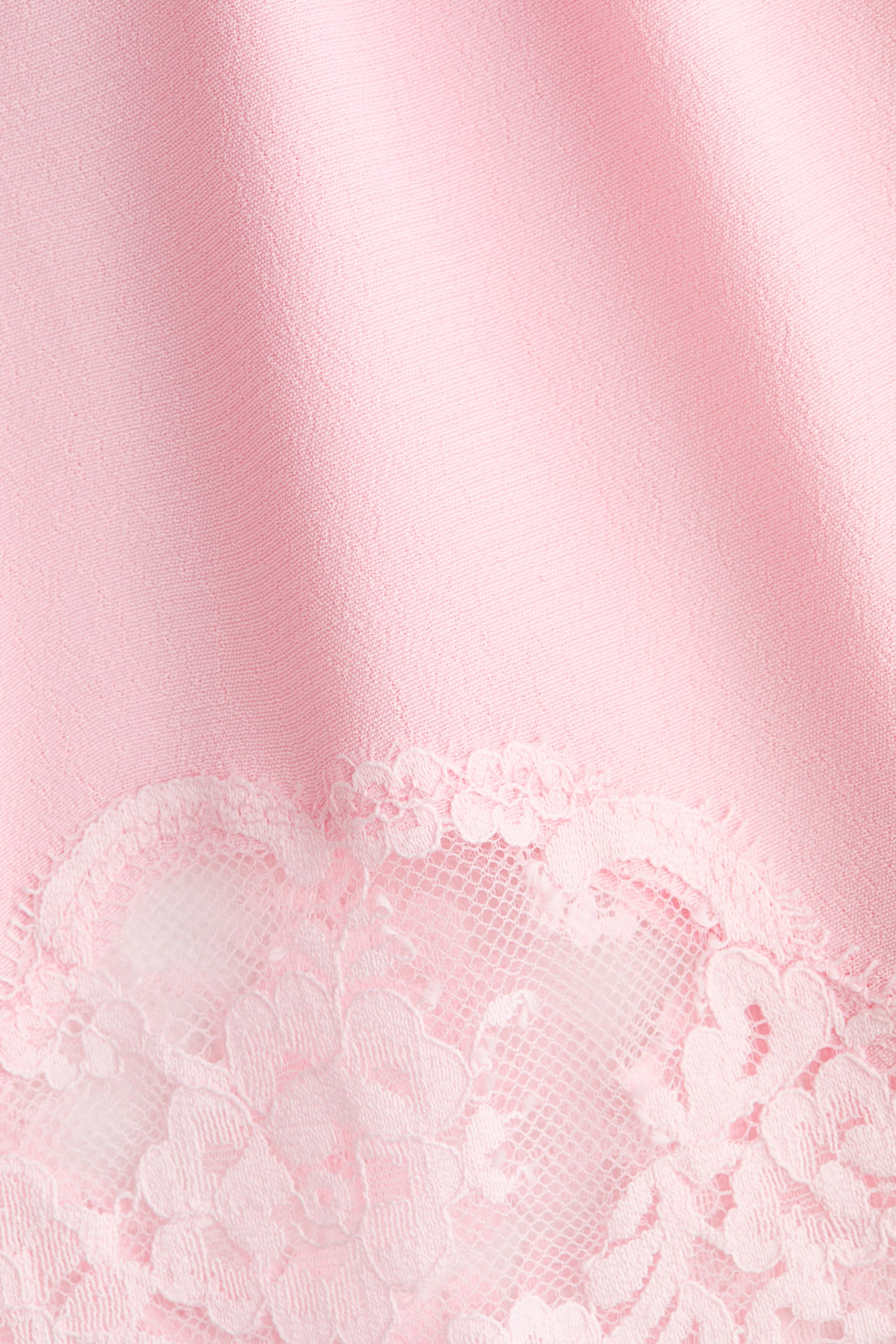 Піжамні шорти з мереживною каймою - Світло-рожевий/Світлий персиково-рожевий - 5