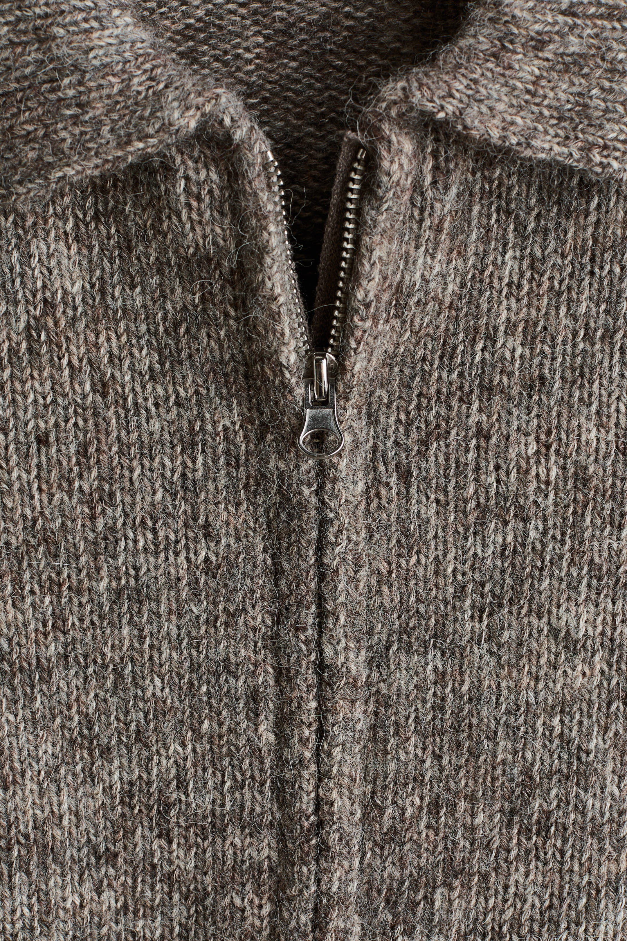 Wool and Cotton Blend Cardigan