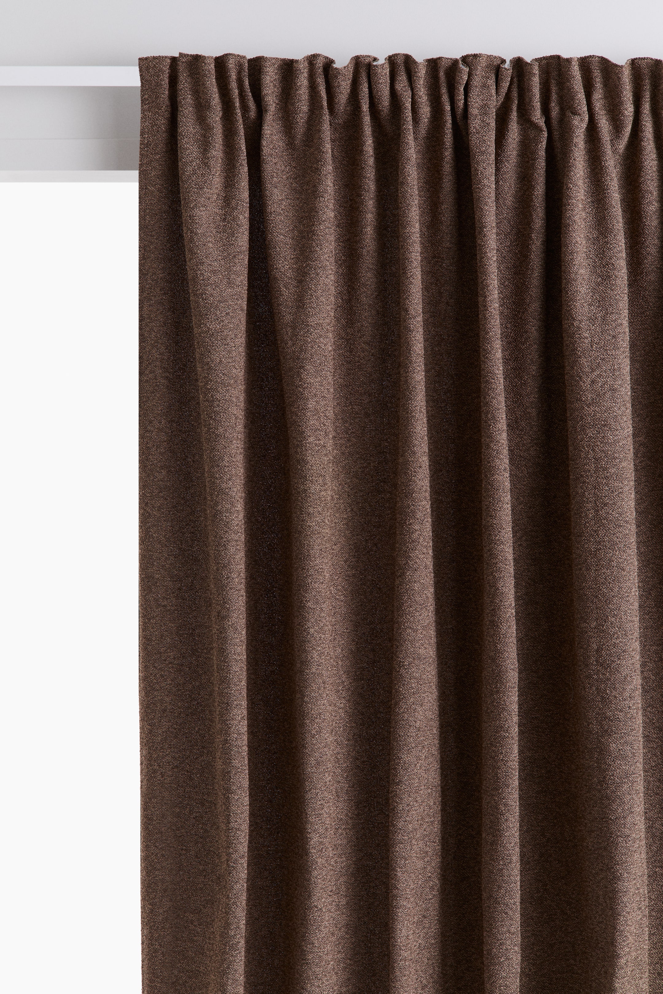 Single-pack Wide Bouclé Curtain Panel