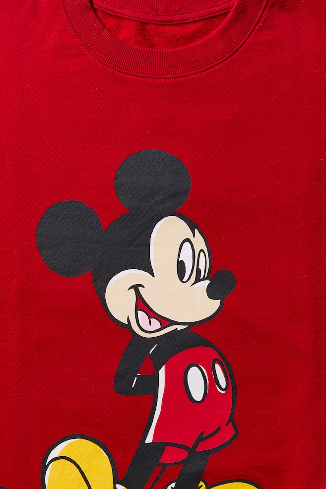 Natsæt med tryk - Rød/Mickey Mouse/Beige/Mickey Mouse/Grå/Mickey Mouse/Mørkeblå/Nuser/dc/dc - 2