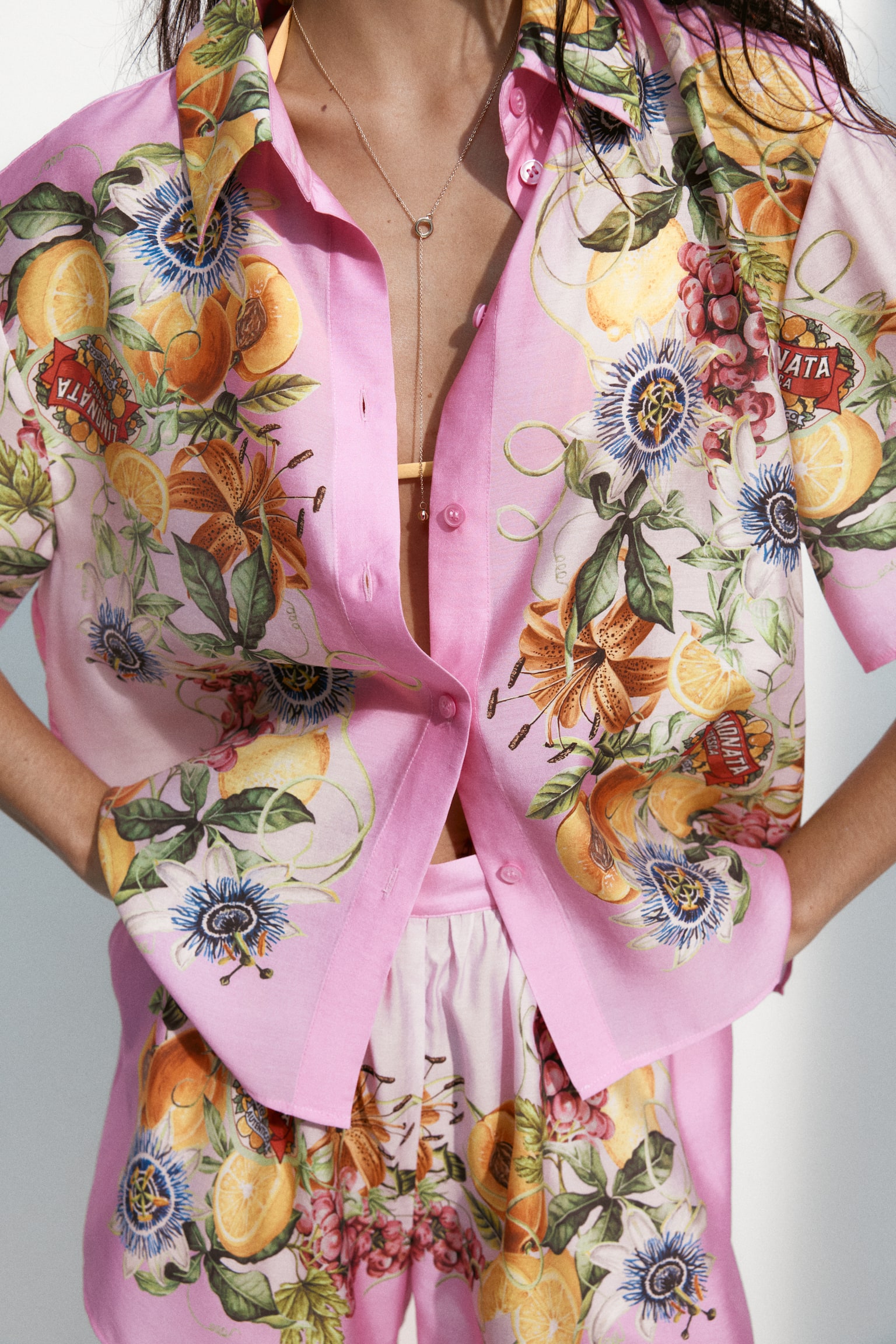 Oversized Printed Shirt - 3