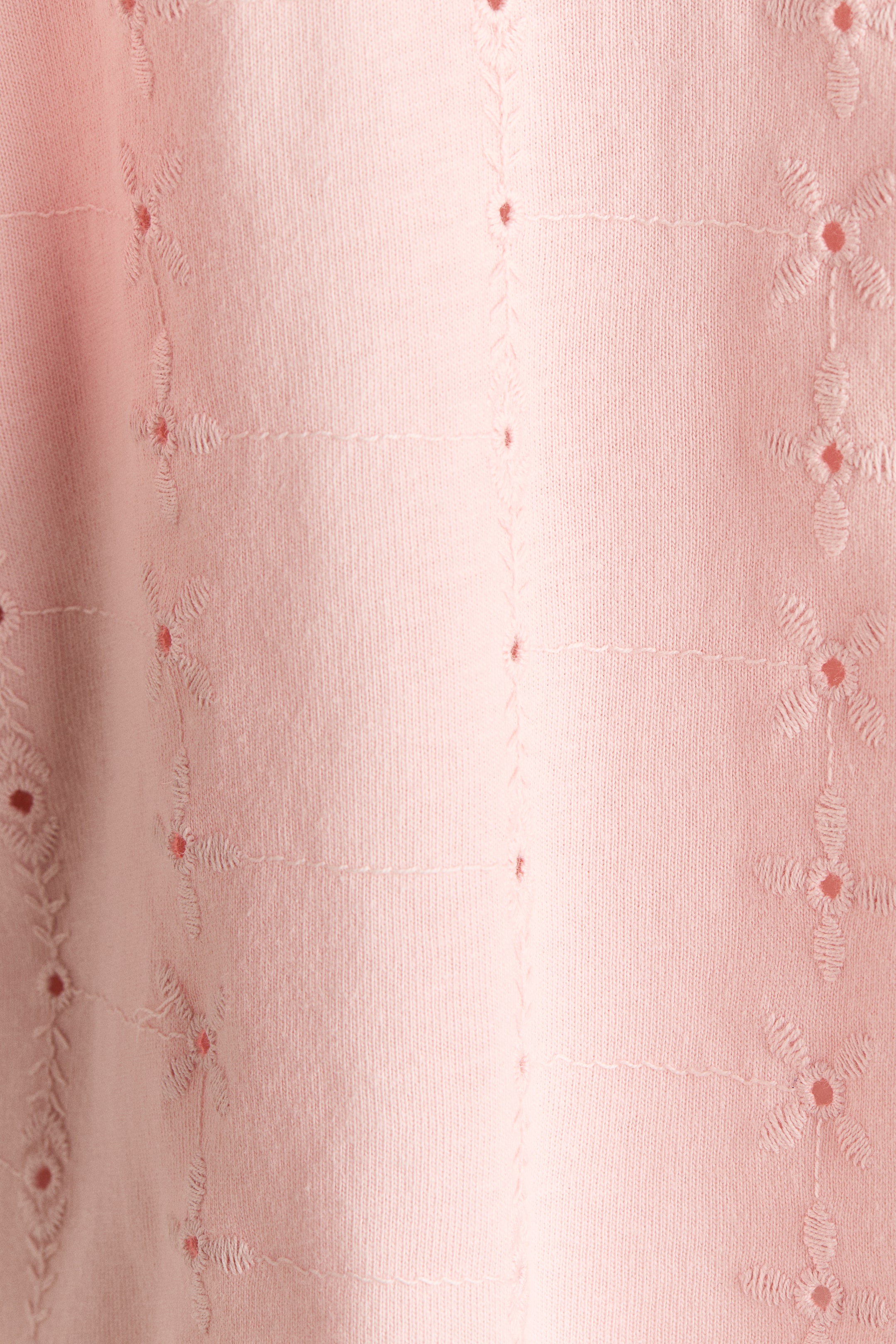 Детские топы H&M Flutter-Sleeve Top with Eyelet Embroidery — фото 2