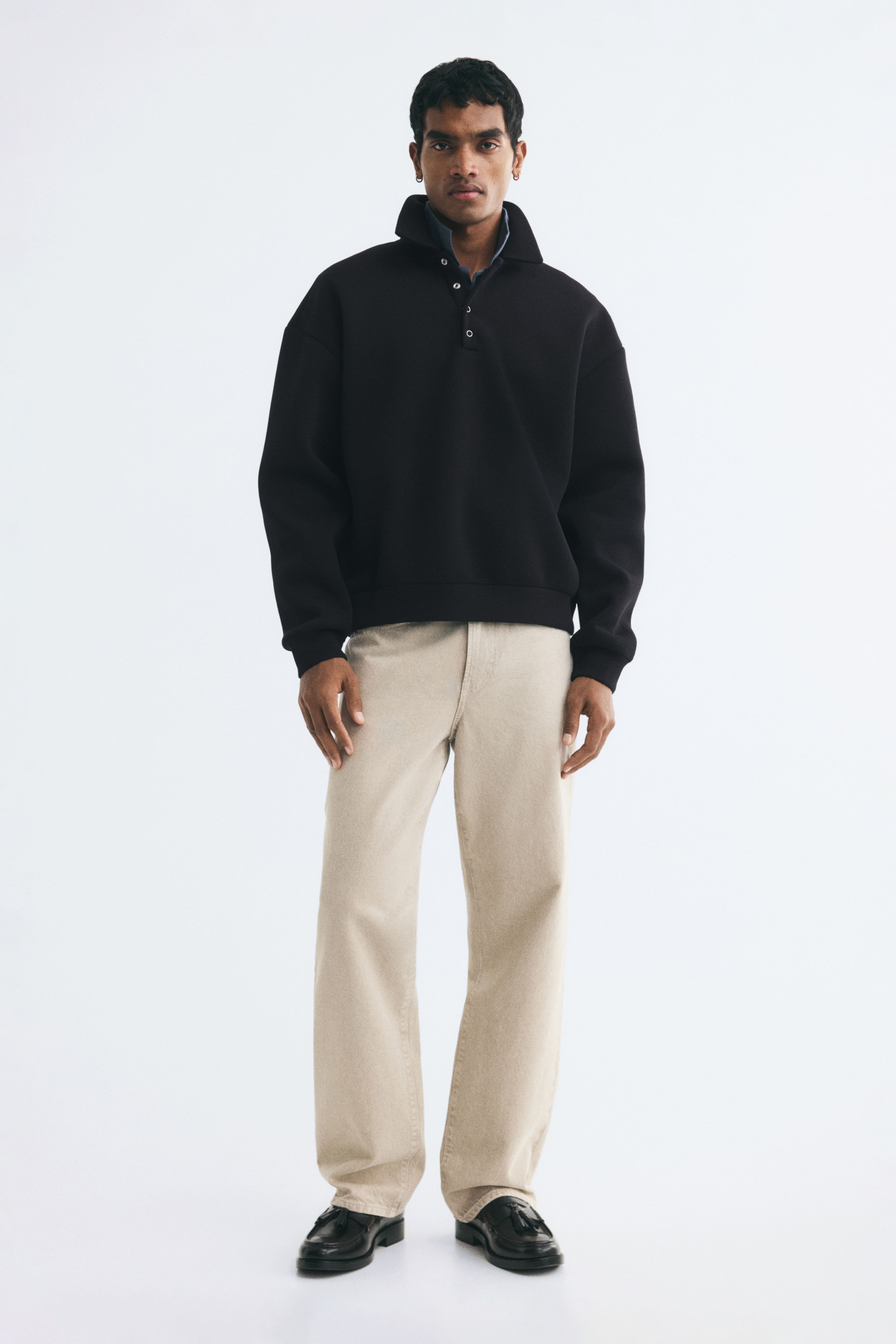 Oversized Scuba Polo Shirt