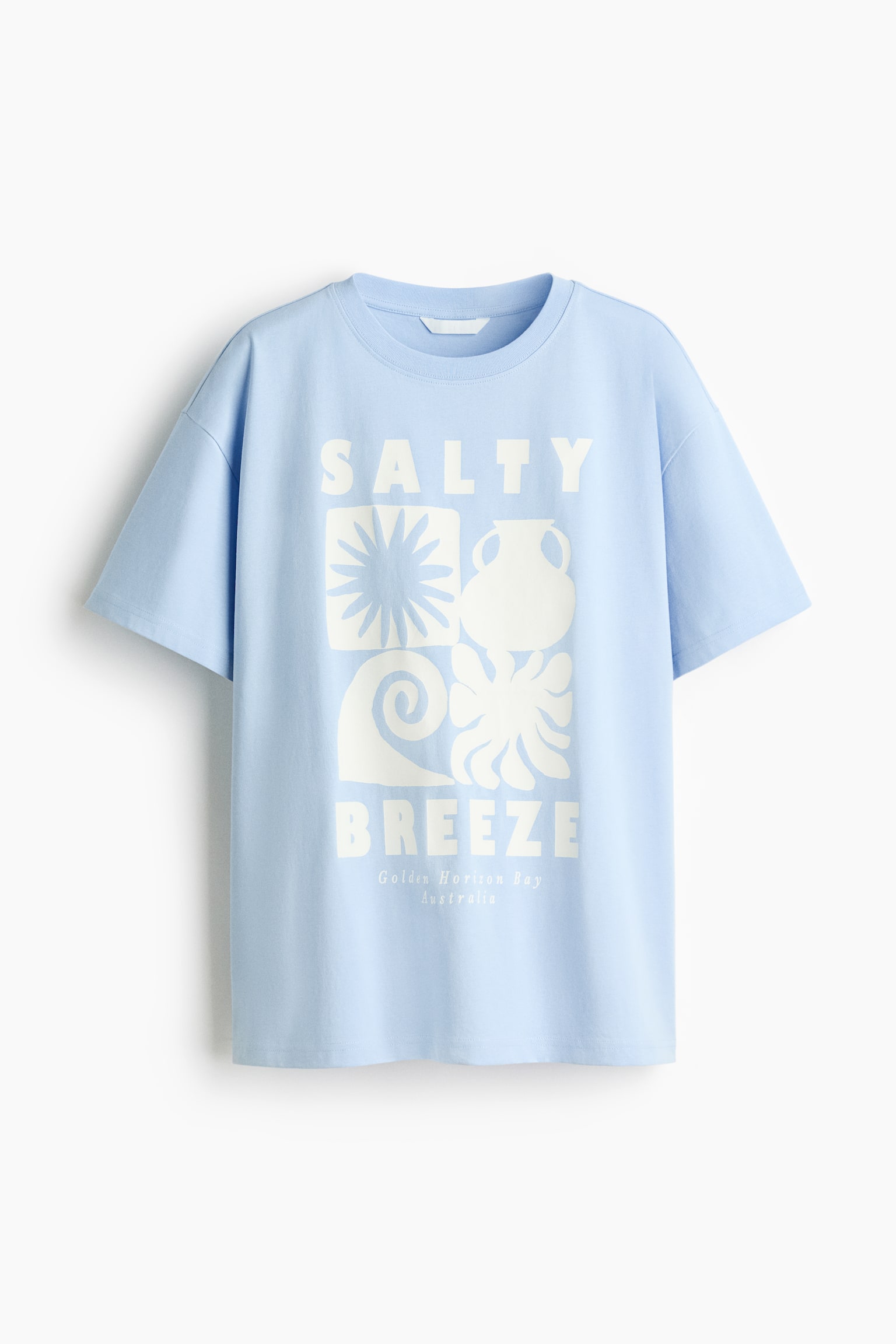 Printed T-shirt - Azul claro/Salty Breeze/Crema/Sol de Verano - 1