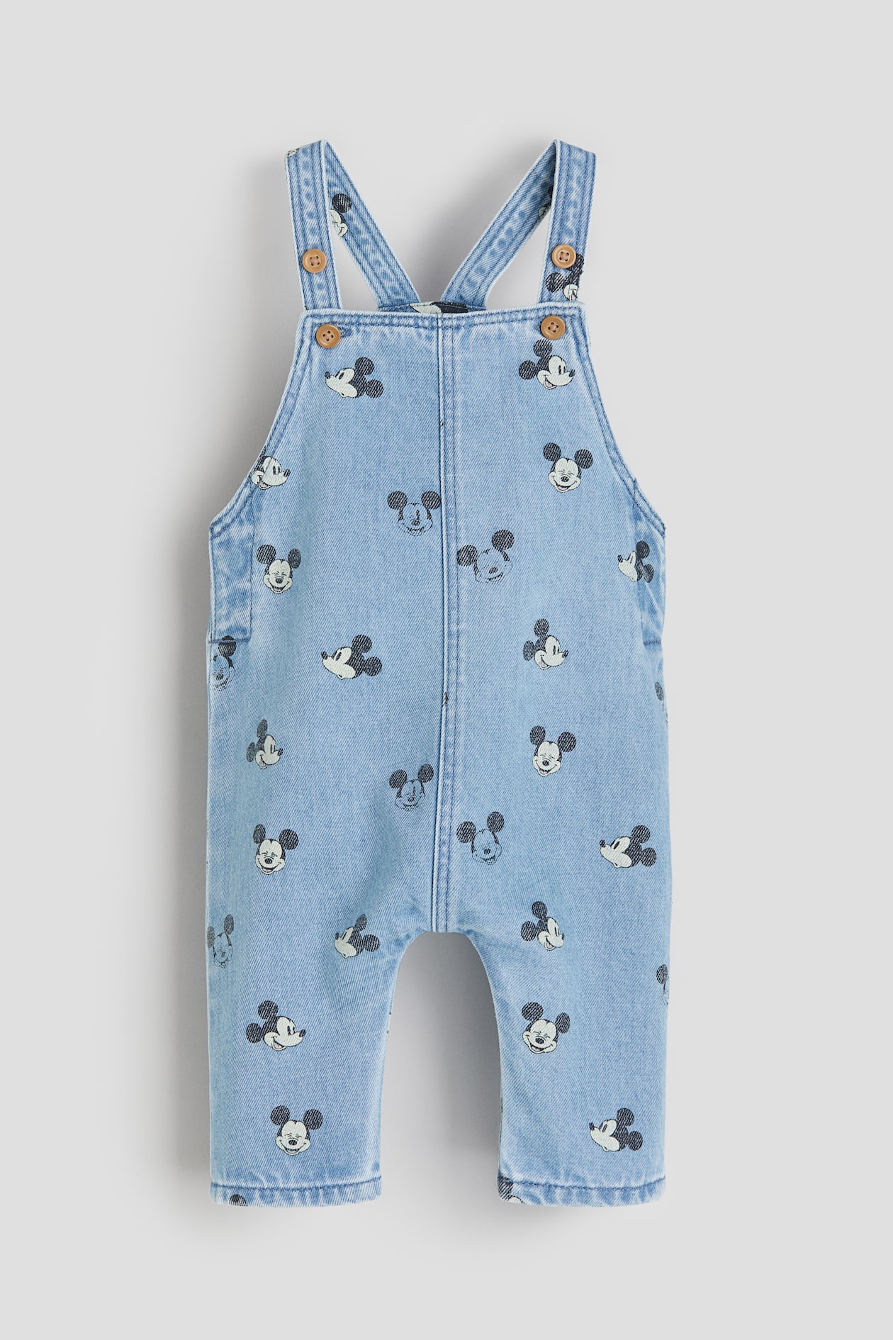 Baby Clothes Mickey Mouse Overol Denim Dungarees Denim Blue/Mickey