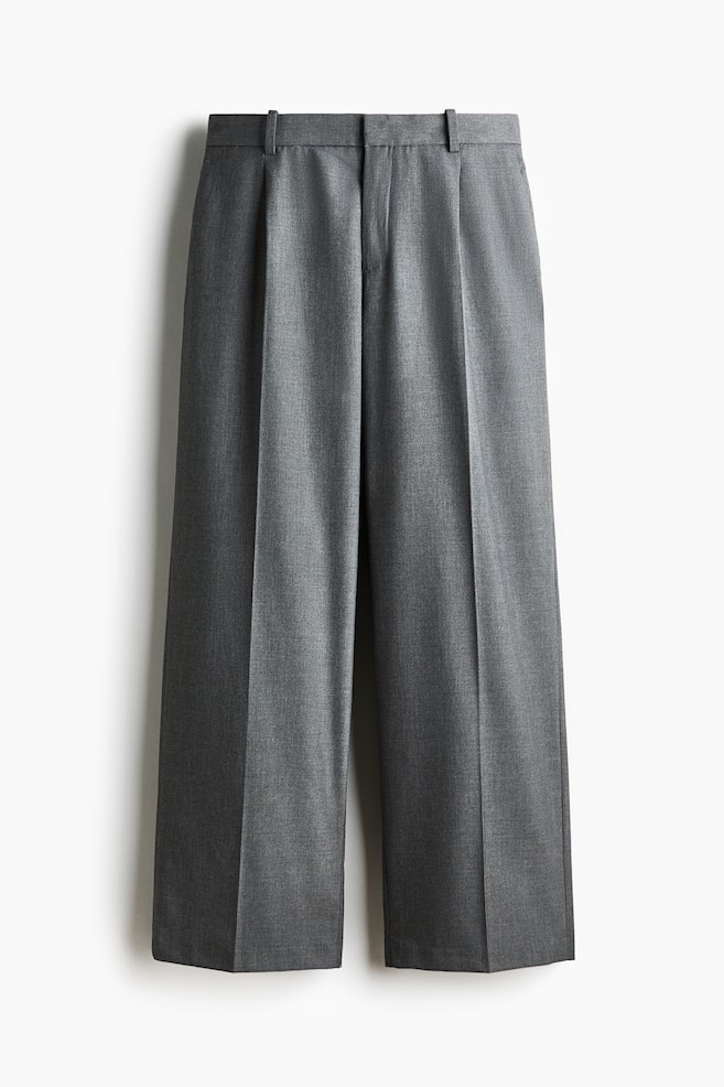 Loose Fit Tailored trousers - Grey/Black/Dark brown/Beige/Beige/Checked/Black - 1