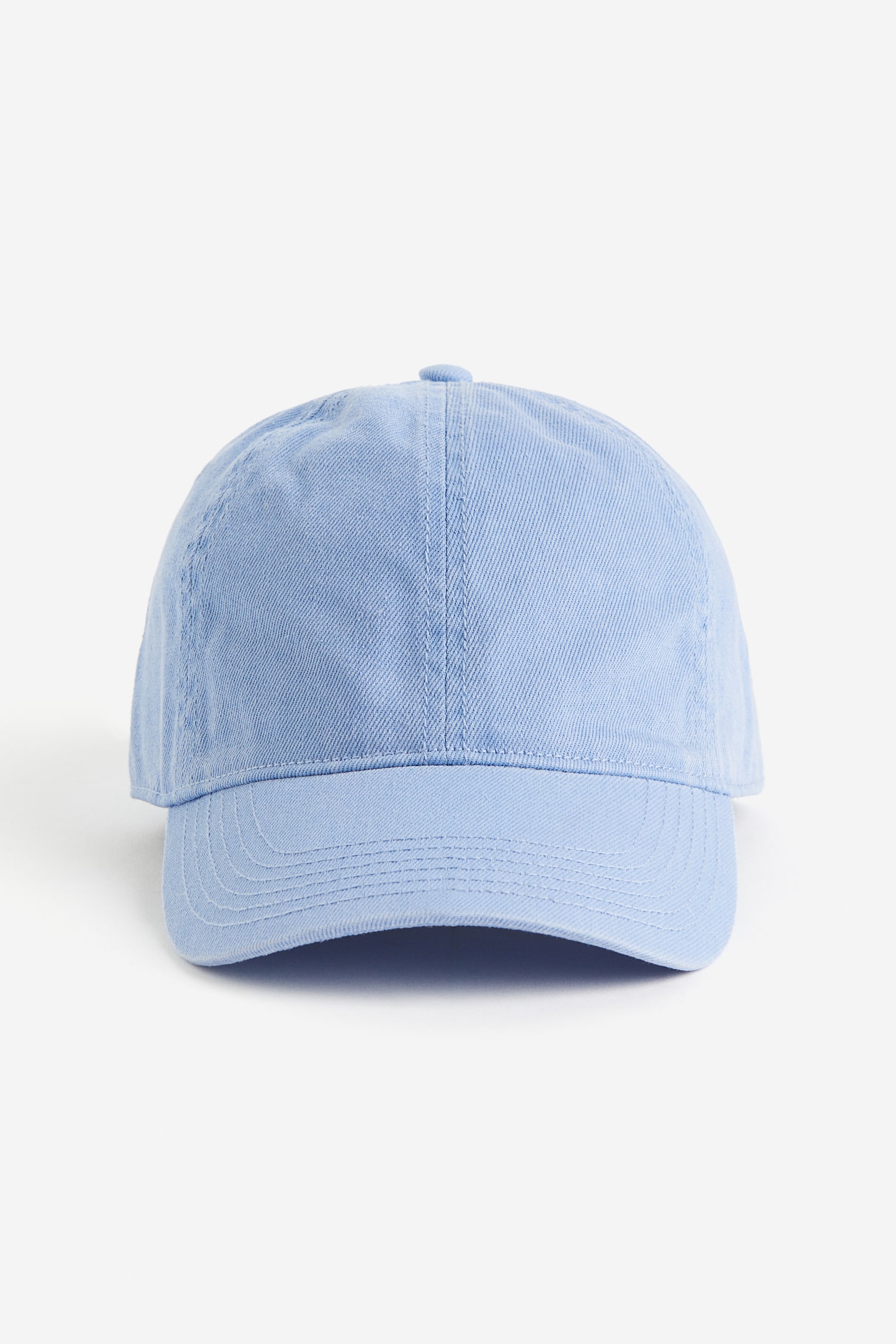 Washed Look Denim Cap - Light blue/Red/Navy blue/Beige/Black/Cream - 3