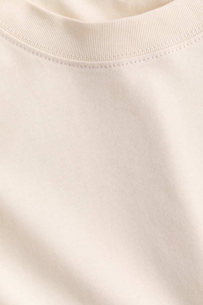 Oversized T-shirt - Light beige/Dusty pink/Khaki green/Black/White - 2