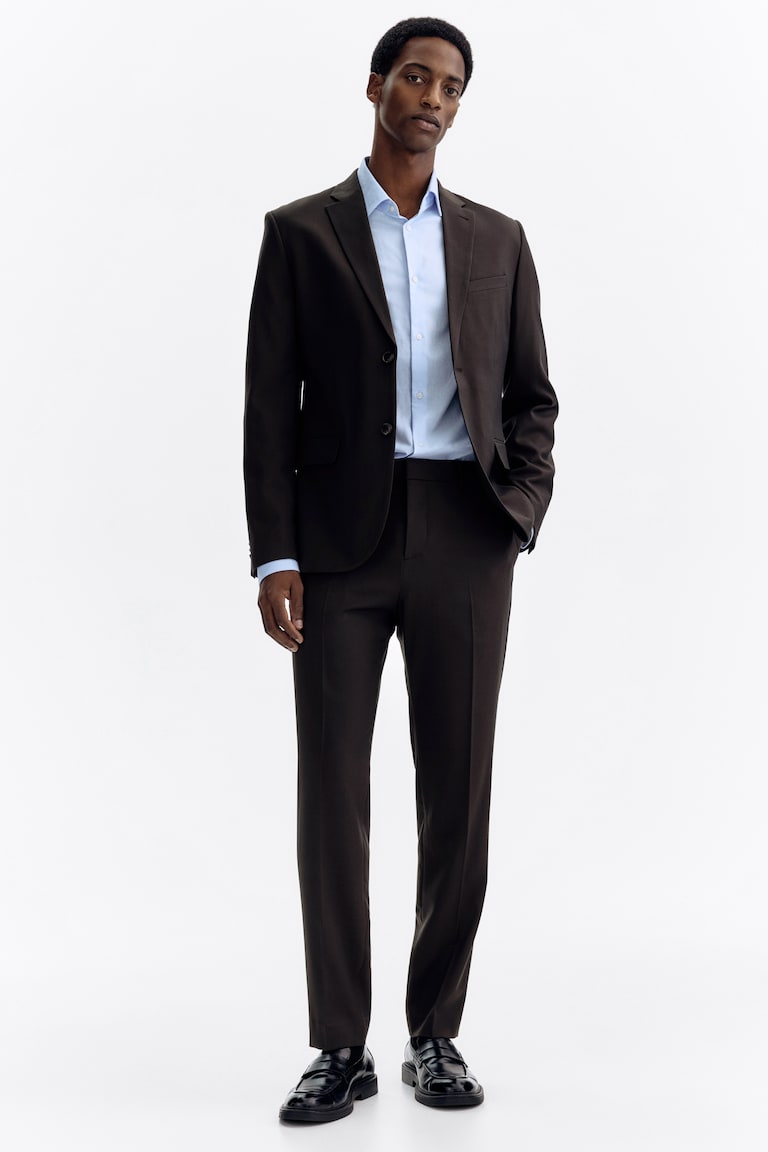 Men's Black Slim-Fit Suit Pants | H&M US