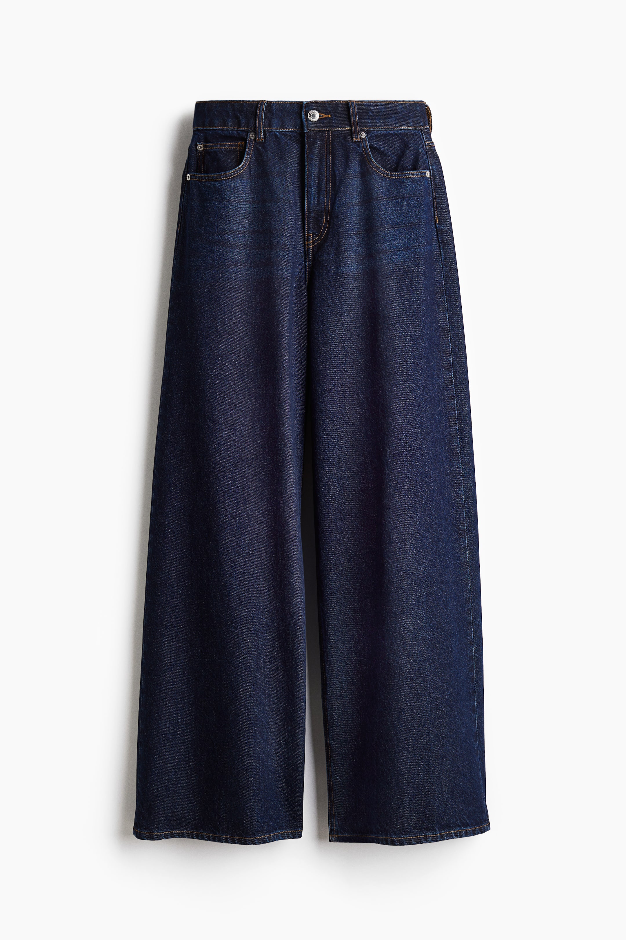 Wide jeans - Dark denim blue - Ladies | H&M GB 6