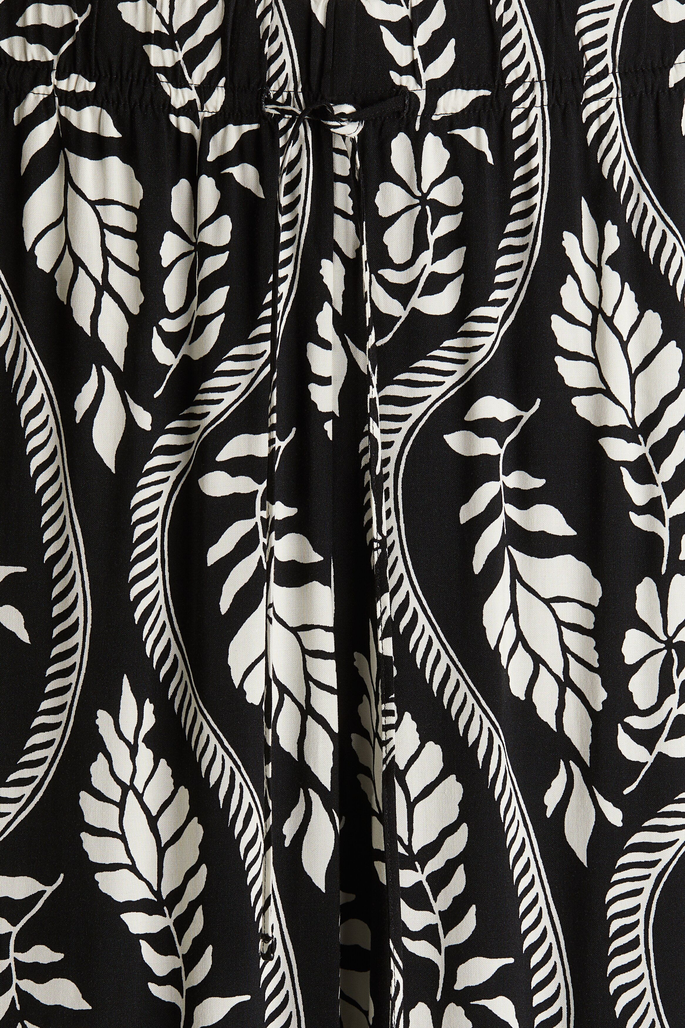 Viscose drawstring trousers