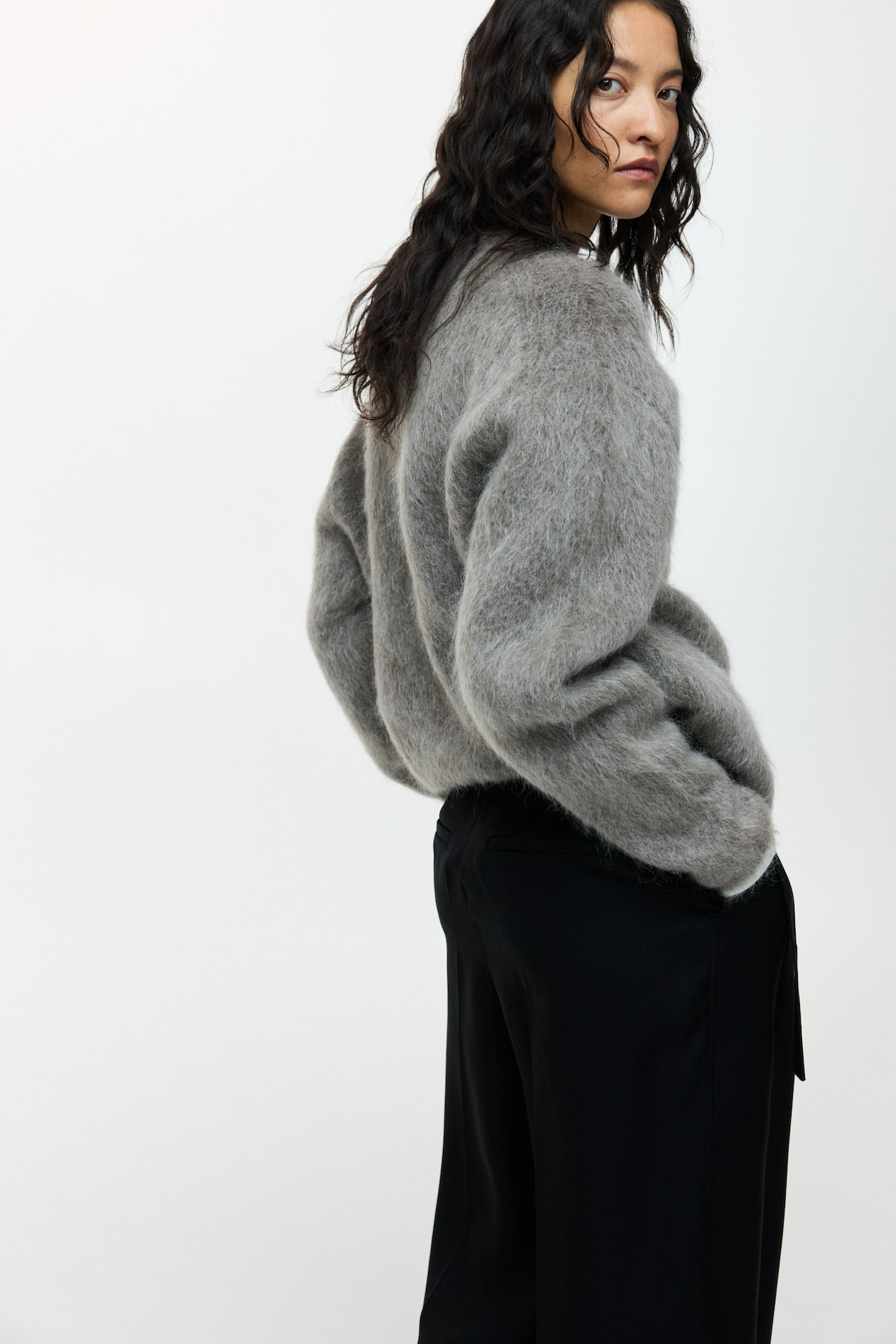 Wide-Leg Pants with Belt Detail - image 2