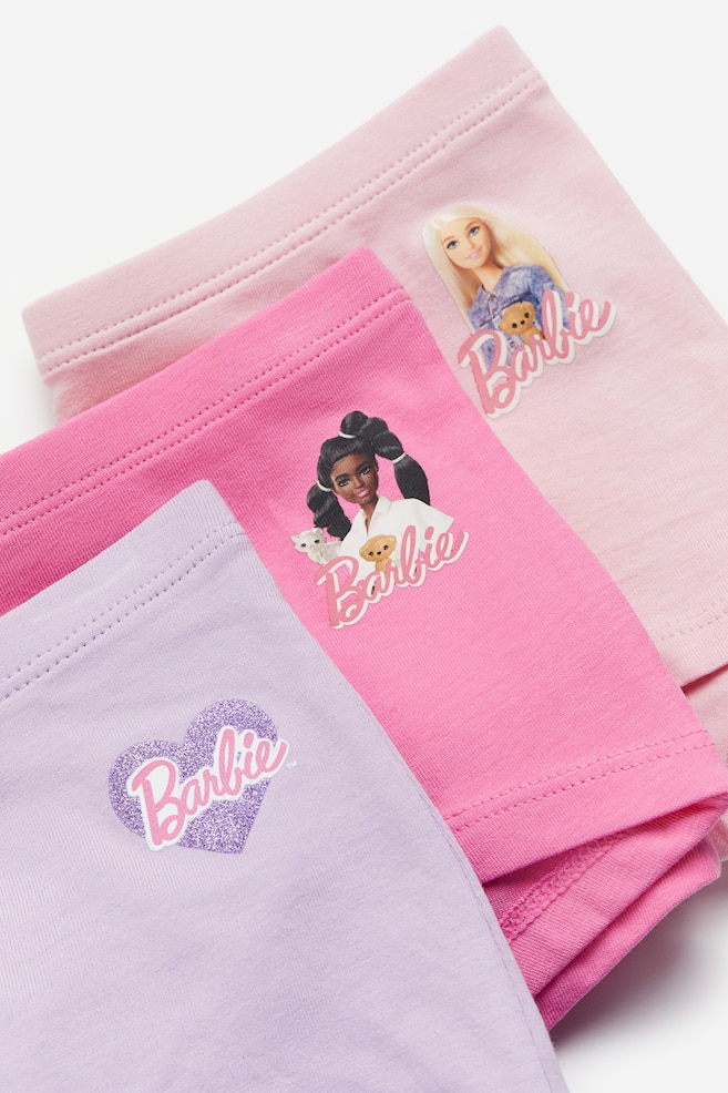 5-pack cotton boxer briefs - Light pink/Barbie/Light blue/Frozen/Natural white/Snoopy/Light purple/Frozen/dc/dc - 2