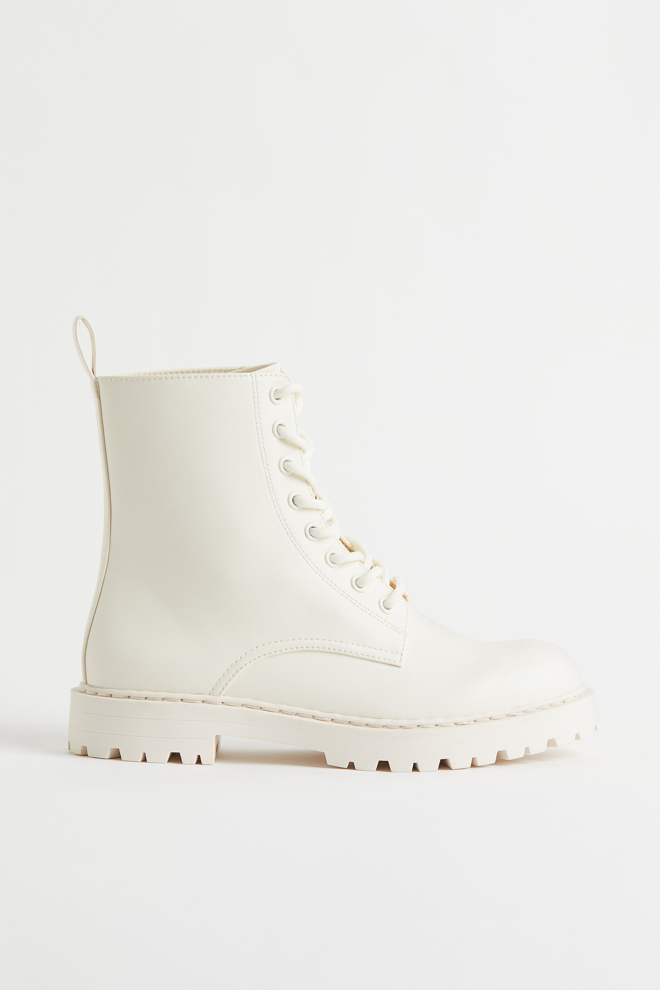 Ankle boots - Low heel - White - Ladies | H&M GB