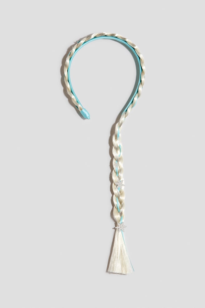 Cerchietto con treccia decorativa - Turchese/Frozen - 1