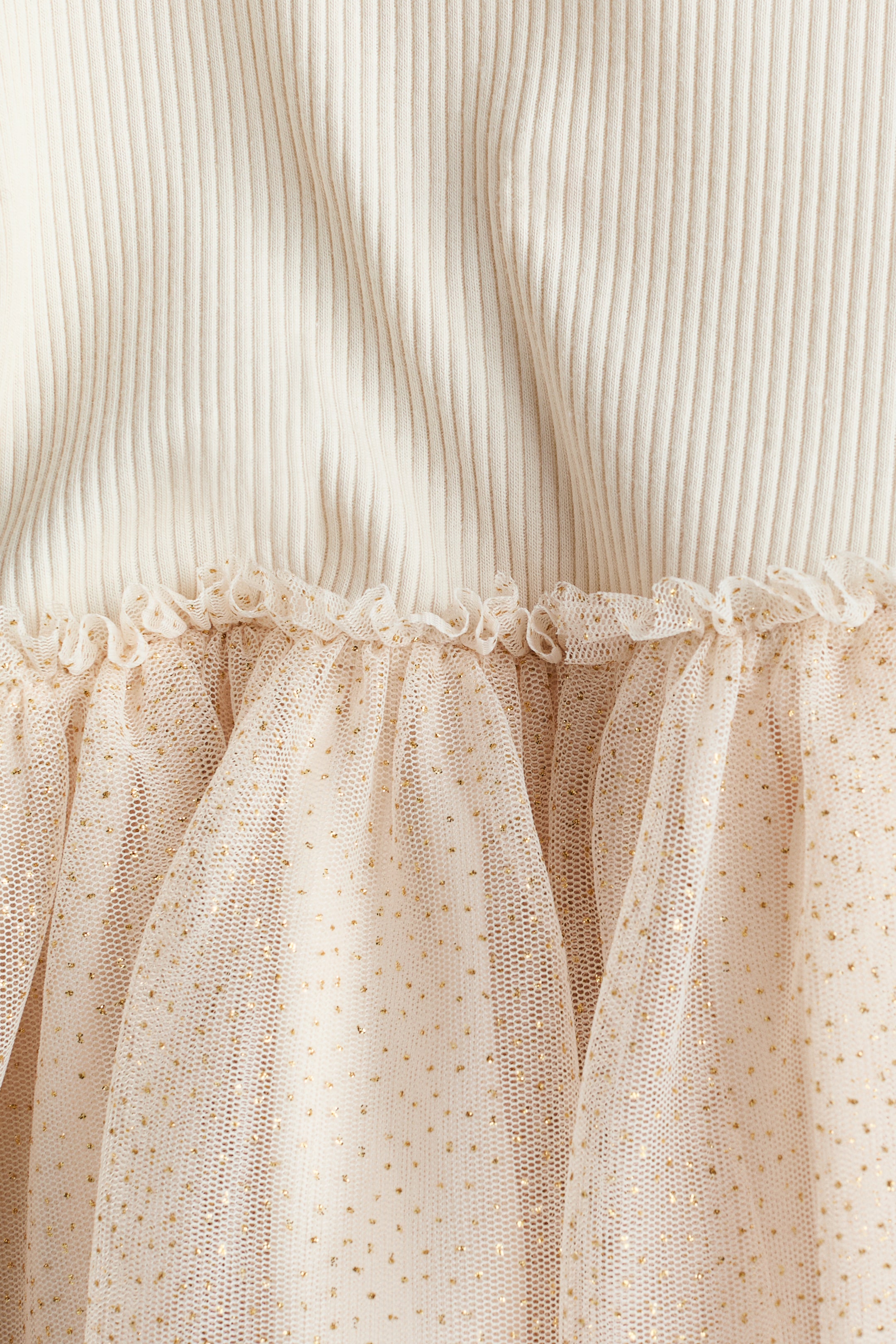 Dress with Tulle Skirt
