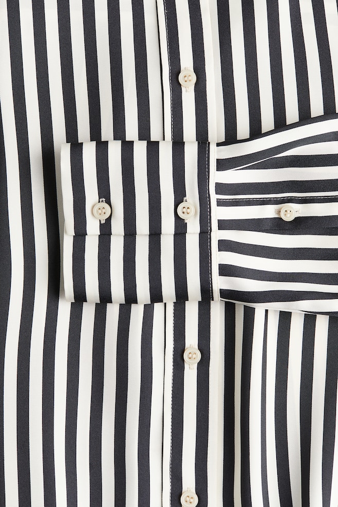 Shirt - White/Black striped/Cream/Black/Cream/Spotted/dc/dc - 3