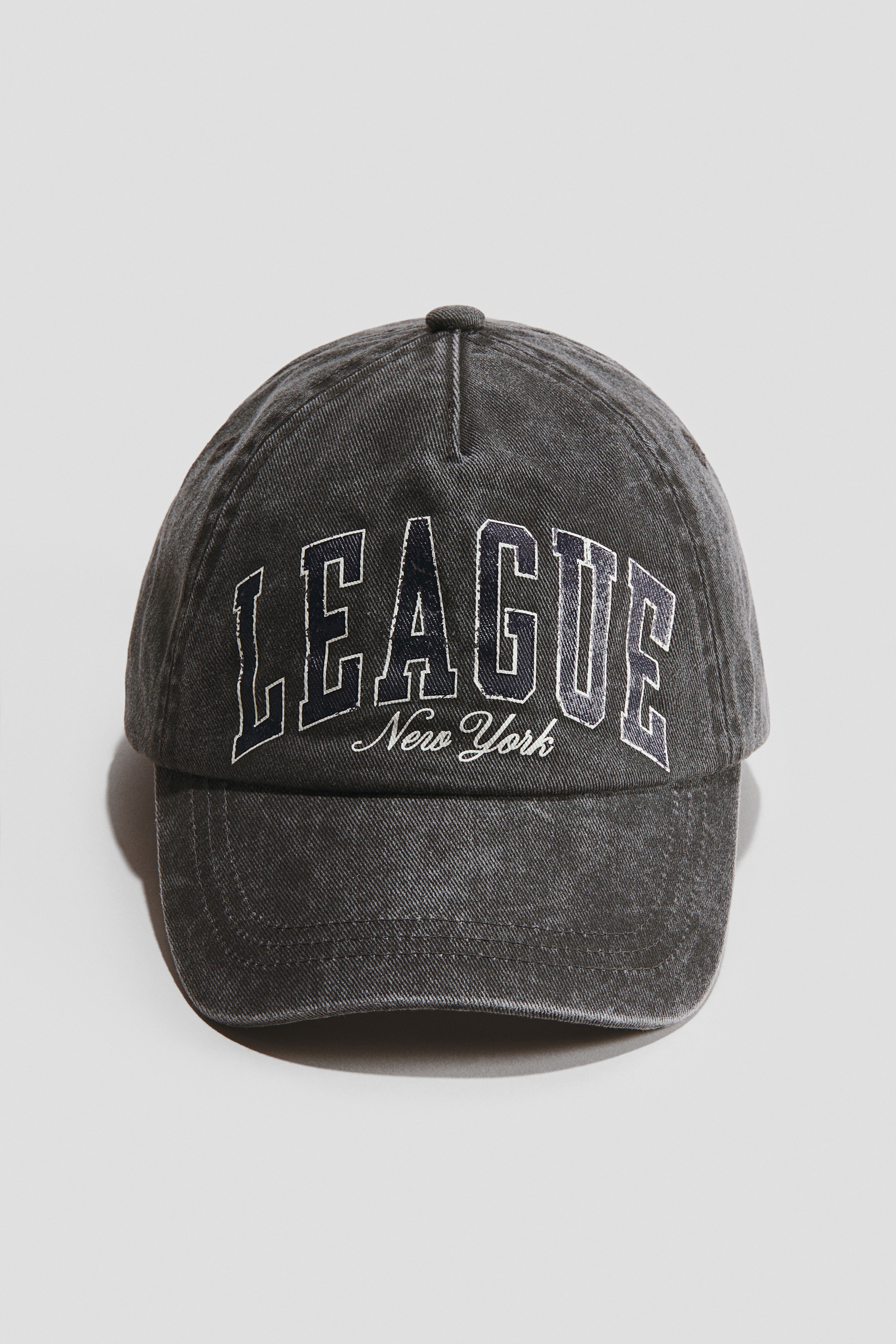Motif-Detail Cotton Cap