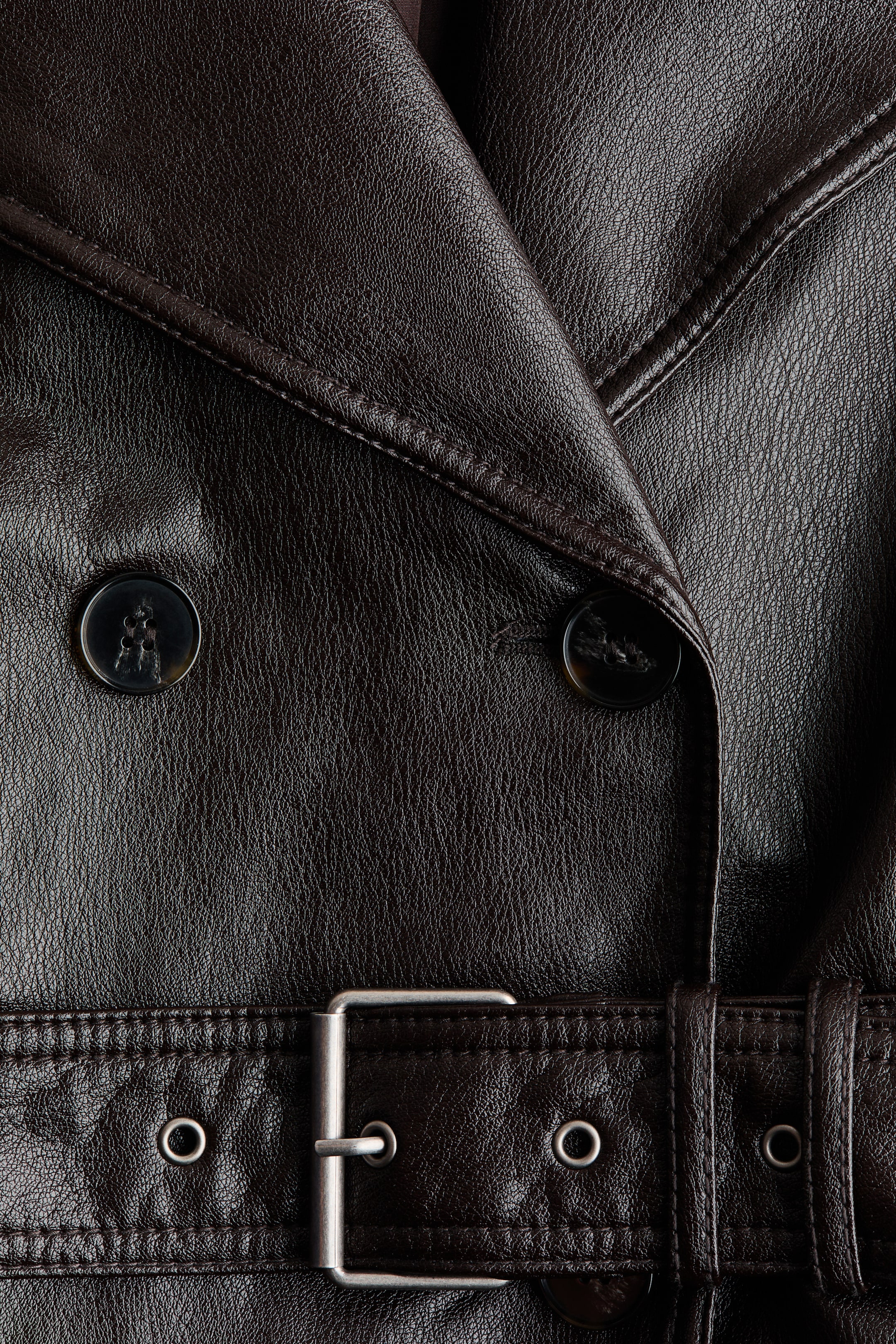 Coated Biker Jacket
