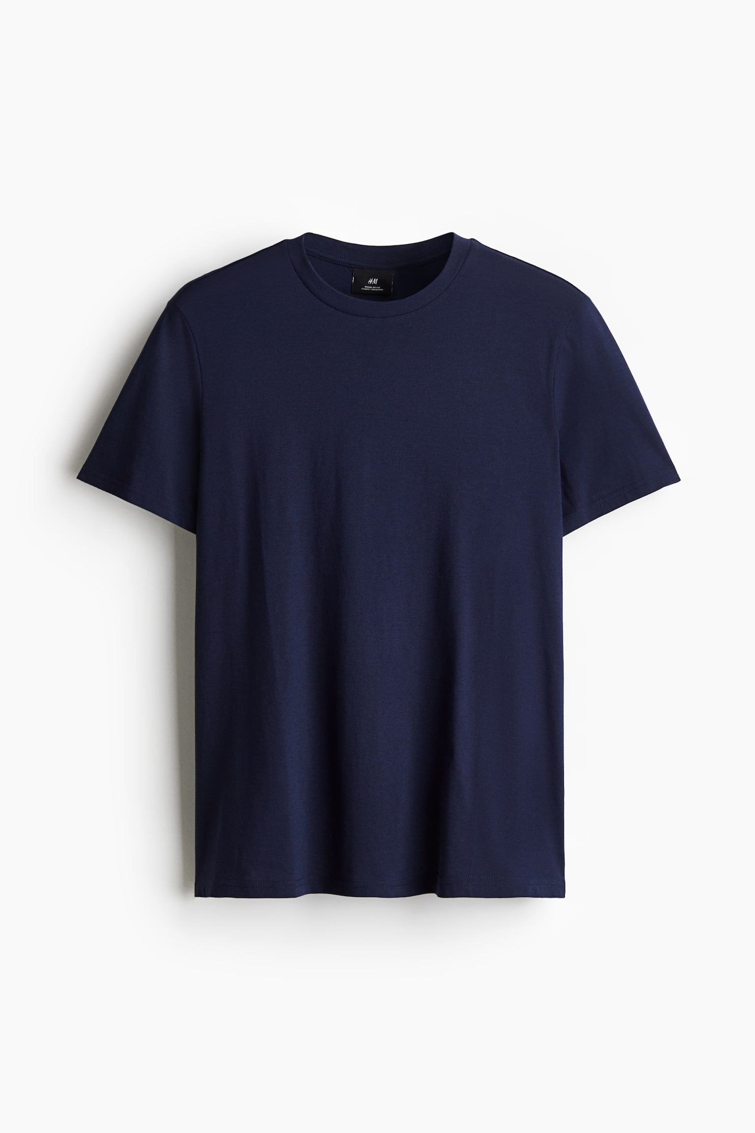 Regular Fit Round-neck T-shirt - Dark blue/White/Black/Forest green/Burgundy/Light beige/Grey marl/Dark grey/Black marl/Dark brown/Light beige/Brown/Light grey/Khaki green/Khaki green/Light blue/Pink/Light green - 1