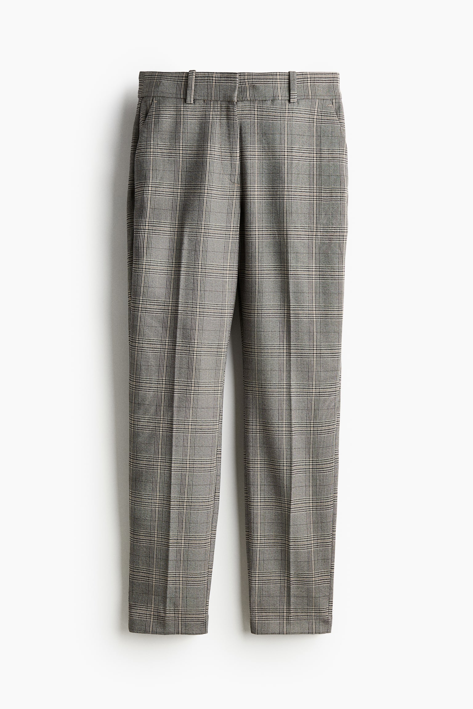 Cigarette trousers - Grey/Beige checked/Black/Navy/Dark grey/Pinstriped/Dark khaki green/Beige/Light beige/Checked/Beige/Dark greige/Greige/Grey/Cream/Dark grey/Checked/Dark grey/Beige/Checked/Light green/Dark grey/Checked/Dark beige/Brown/Checked/Pink/Grey/Checked - 1