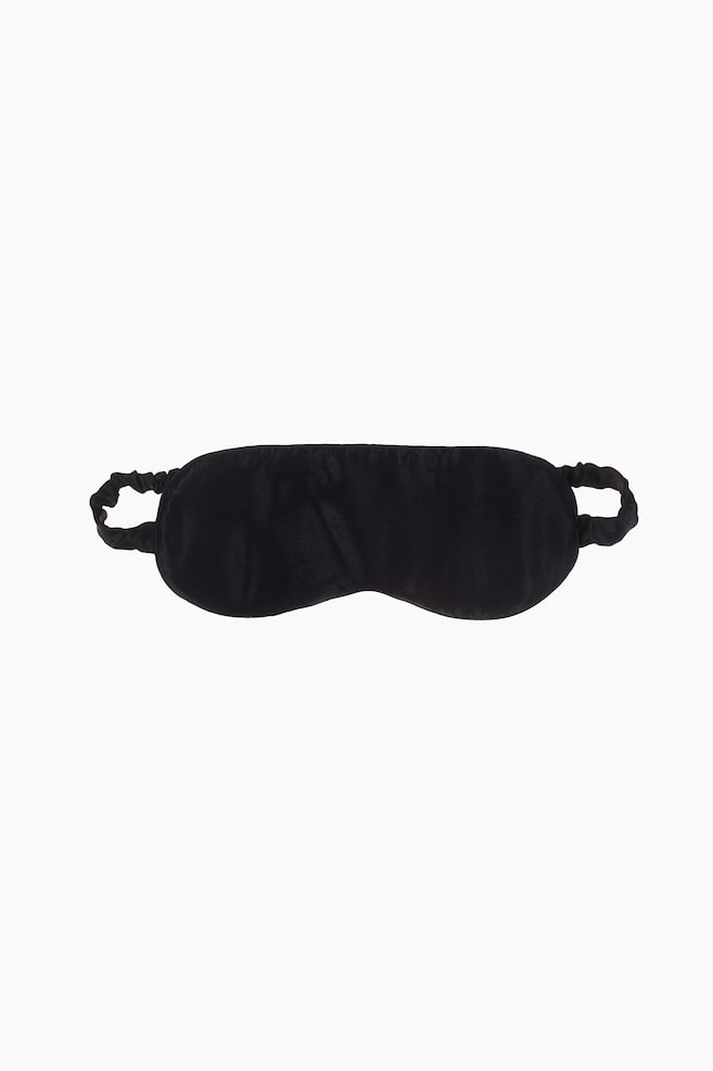 Silk sleep mask - Black - 1