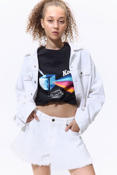 オーバーサイズ プリントTシャツ