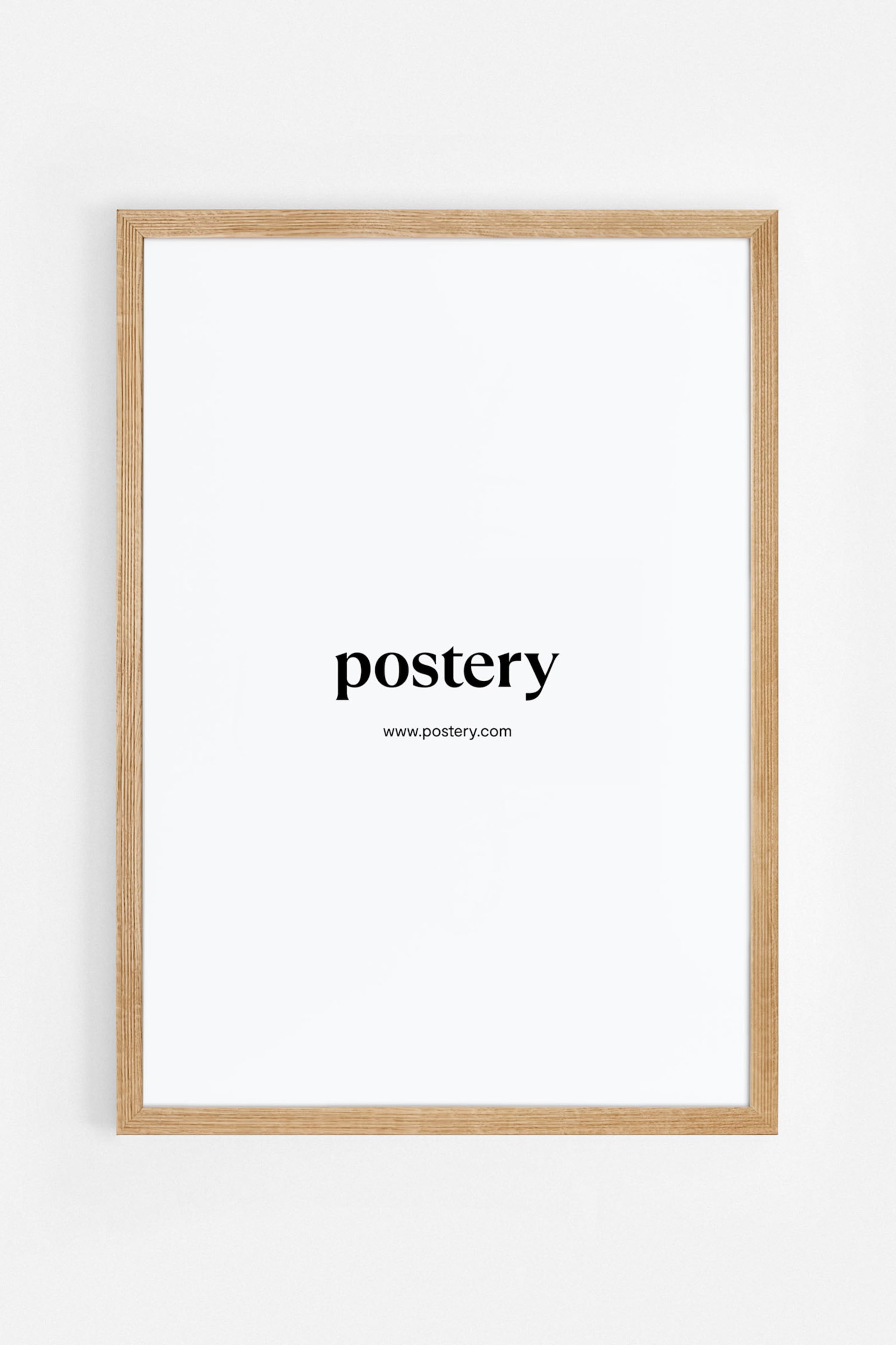 Visa större bild: Räfflad Tavelram - Ek - Postery | H&M SE 2