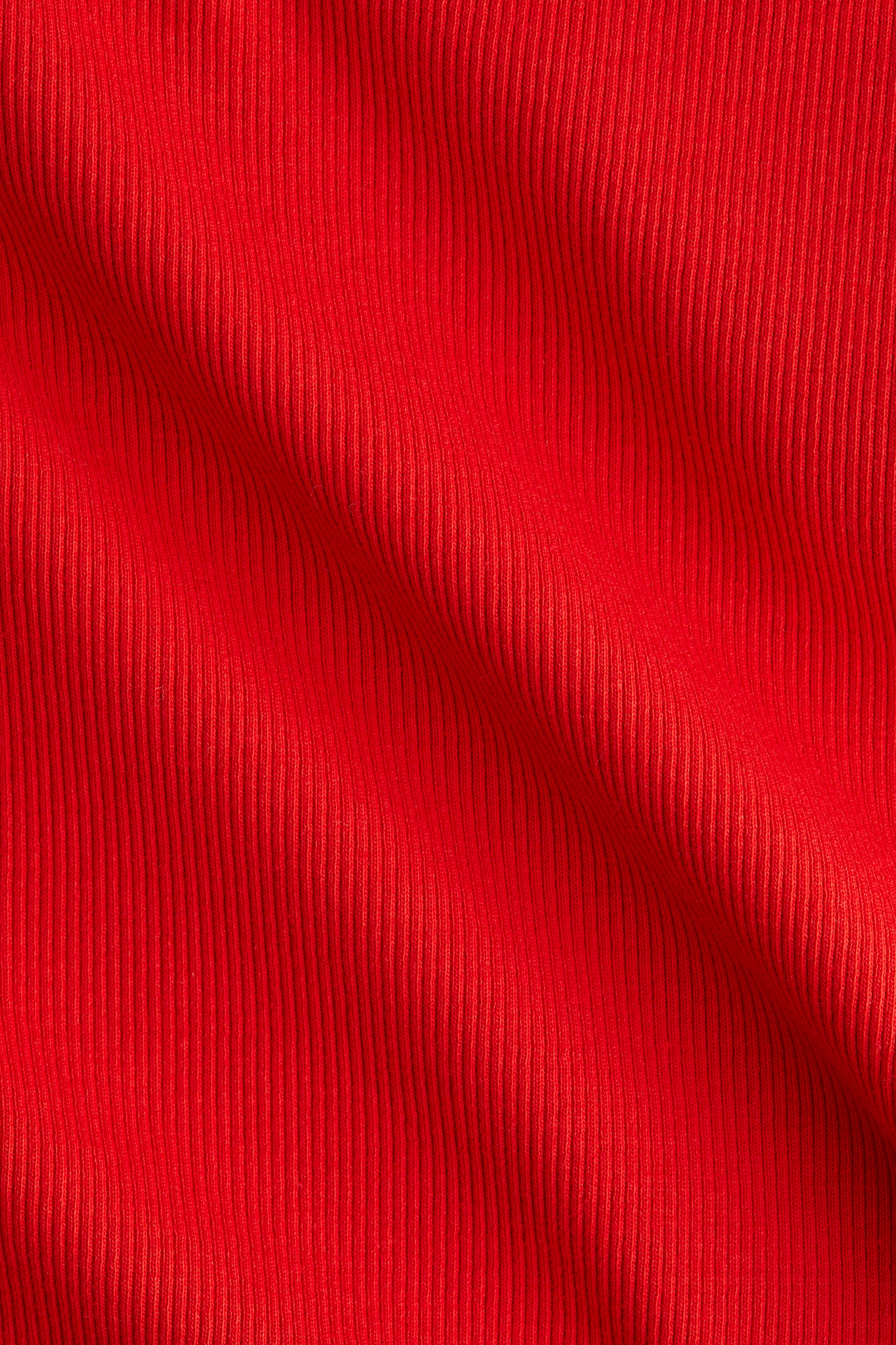 Büyük resmi görüntüle: Omuzları Açık Ribanalı Üst - Parlak kırmızı - KADIN | H&M TR 6