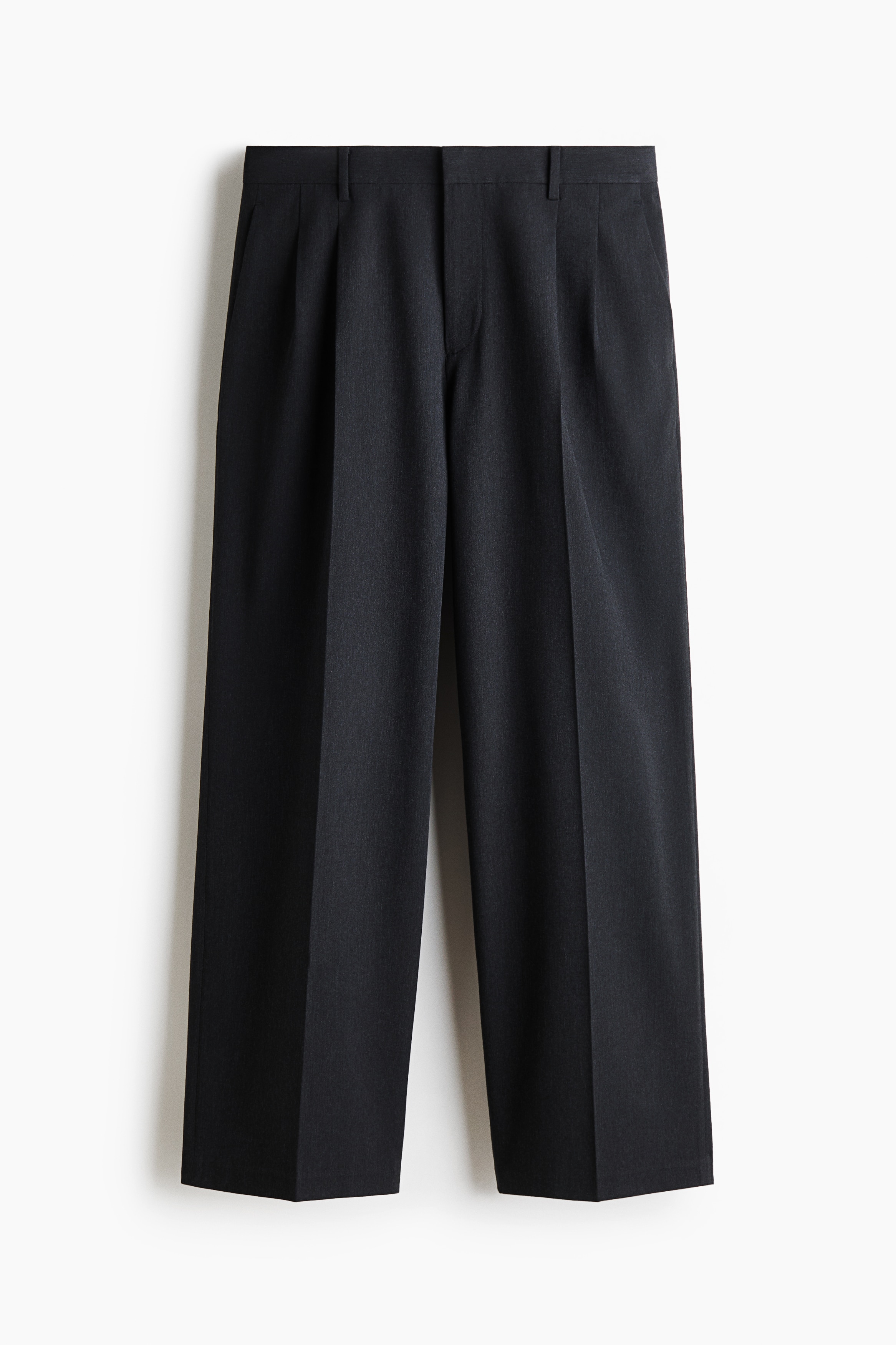 Pantalon chic Loose Fit - Gris foncé/Noir/Beige