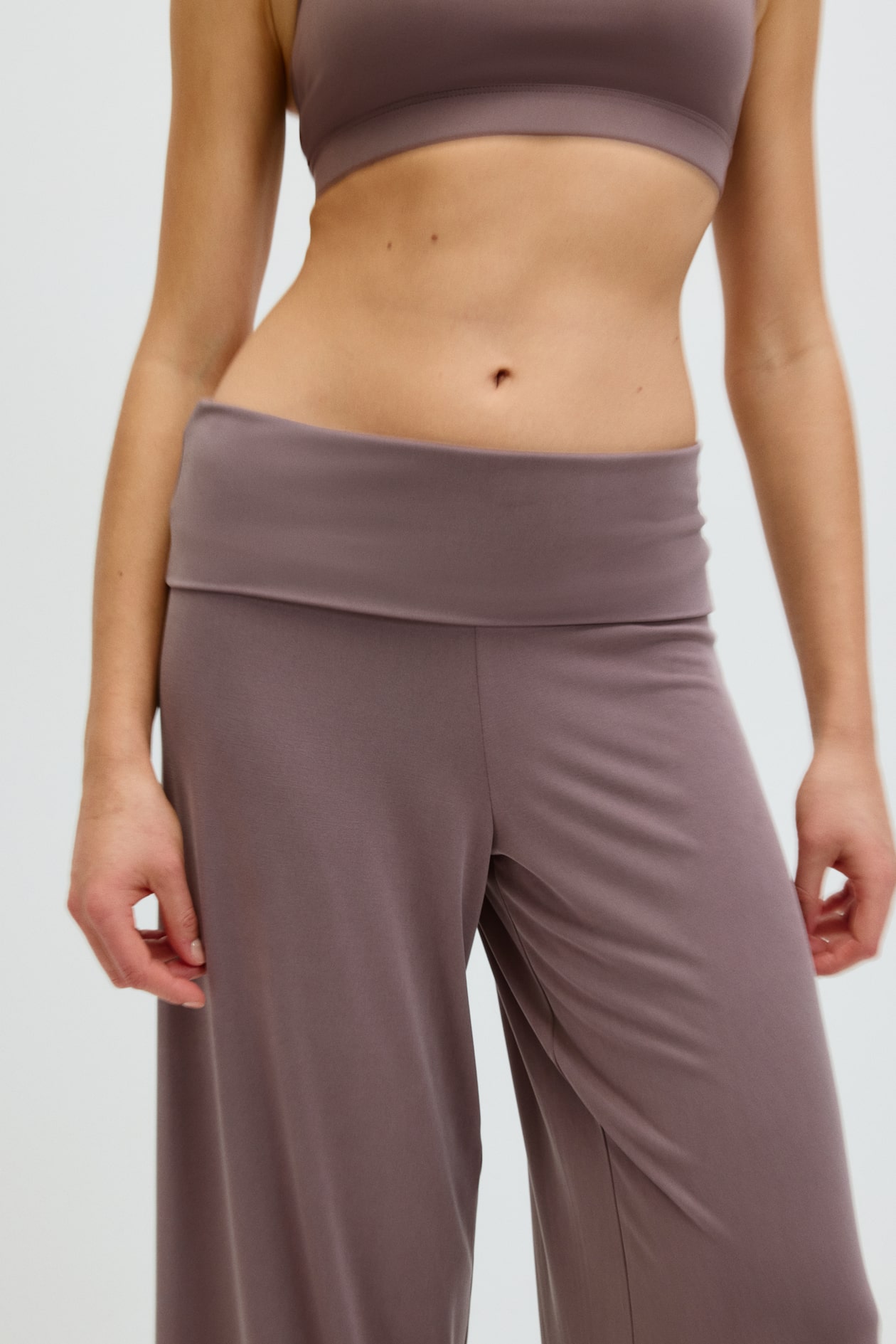 Foldover-Waist Sports Pants - image 5
