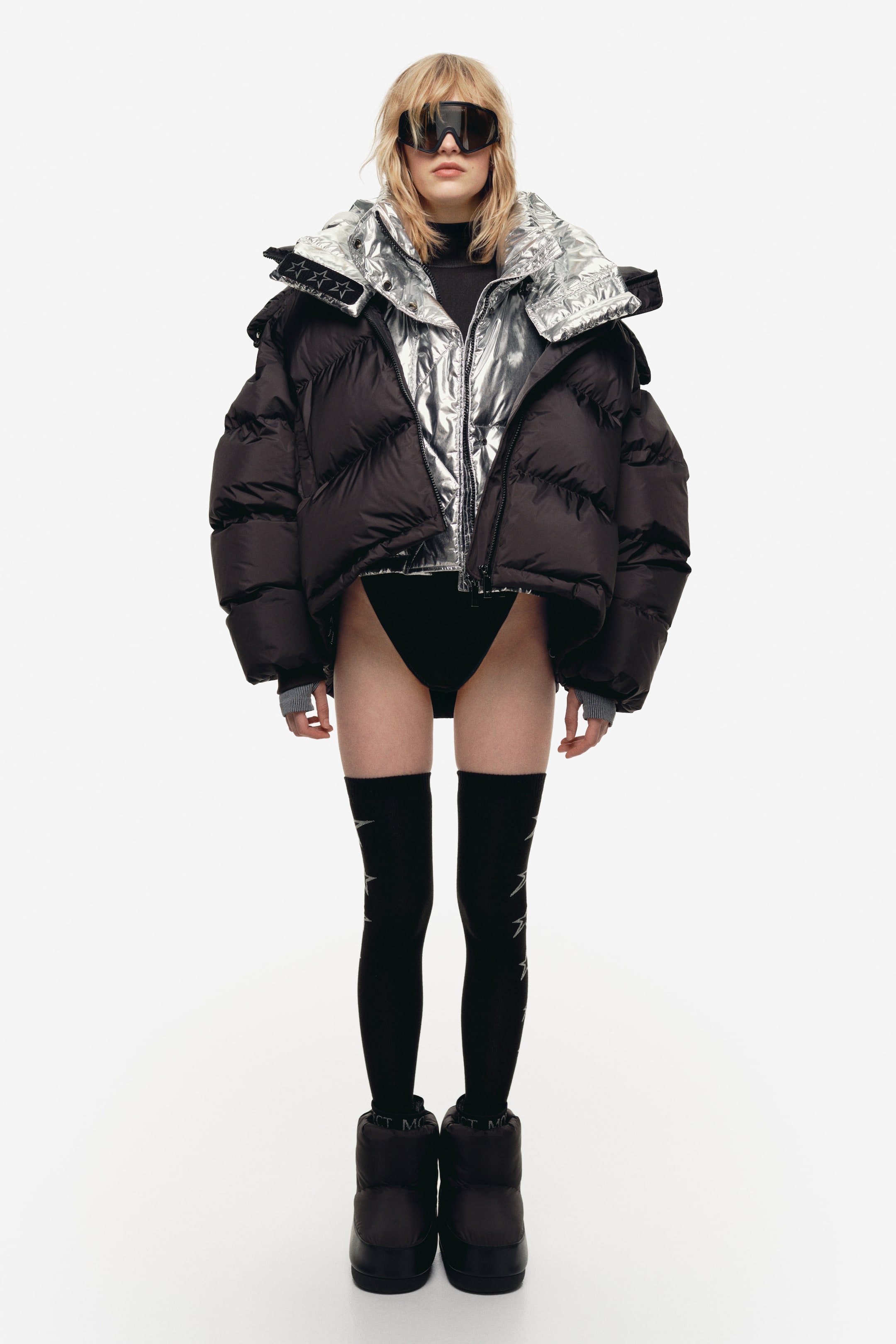 View larger image: Water-Repellent Down Jacket - Black - Ladies | H&M US 1