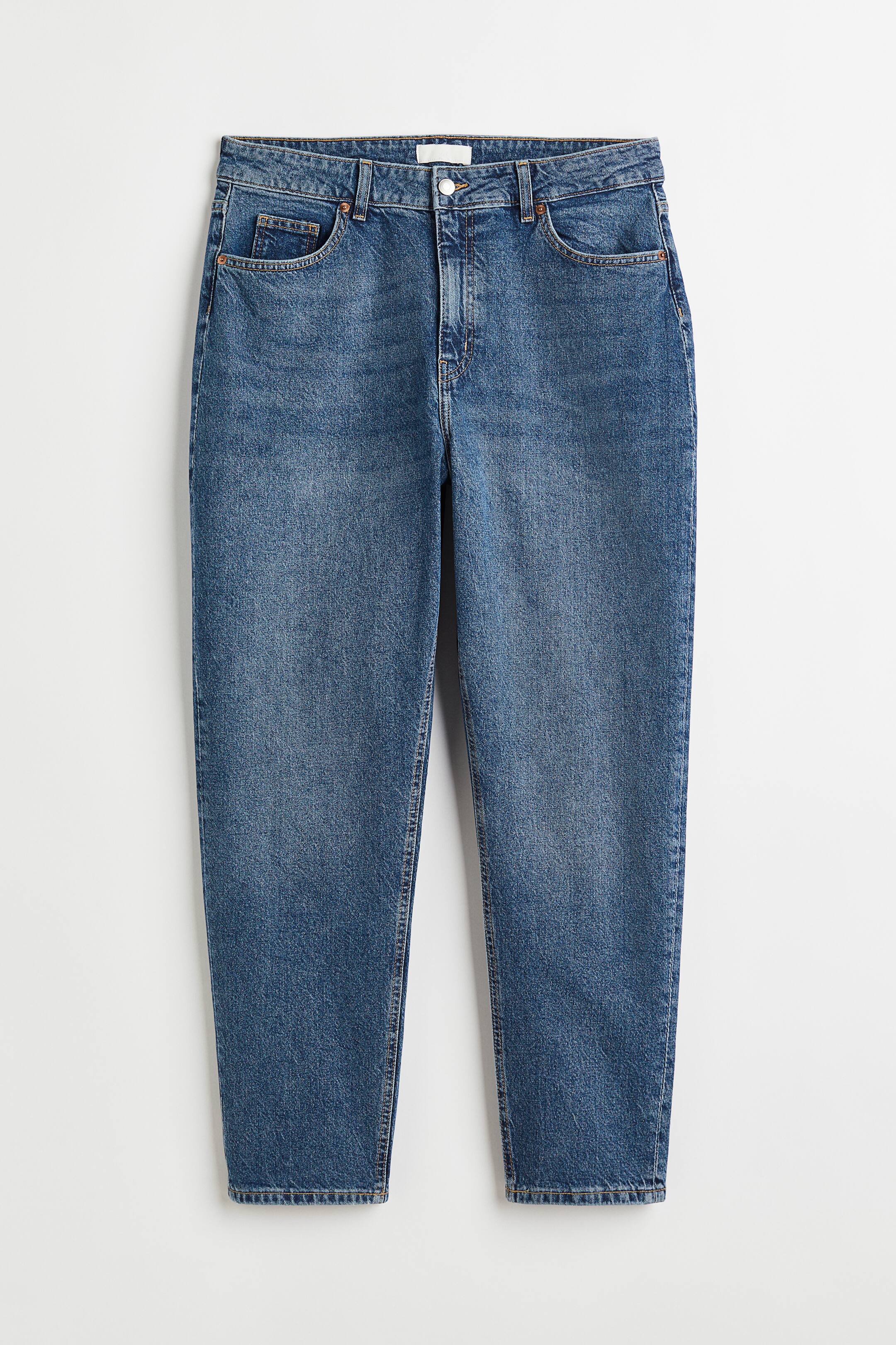 View larger image: H&M+ Slim Mom High Ankle Jeans - Denim blue - Ladies | H&M 1