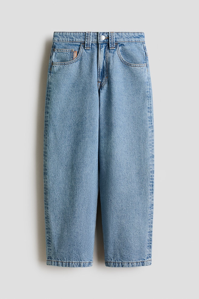 Baggy Wide Leg Jeans - Bleu denim/Garfield - 1