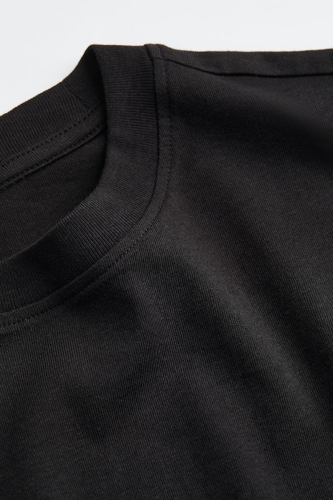 Oversize-T-paita - Musta/Valkoinen/Tummanharmaa - 5