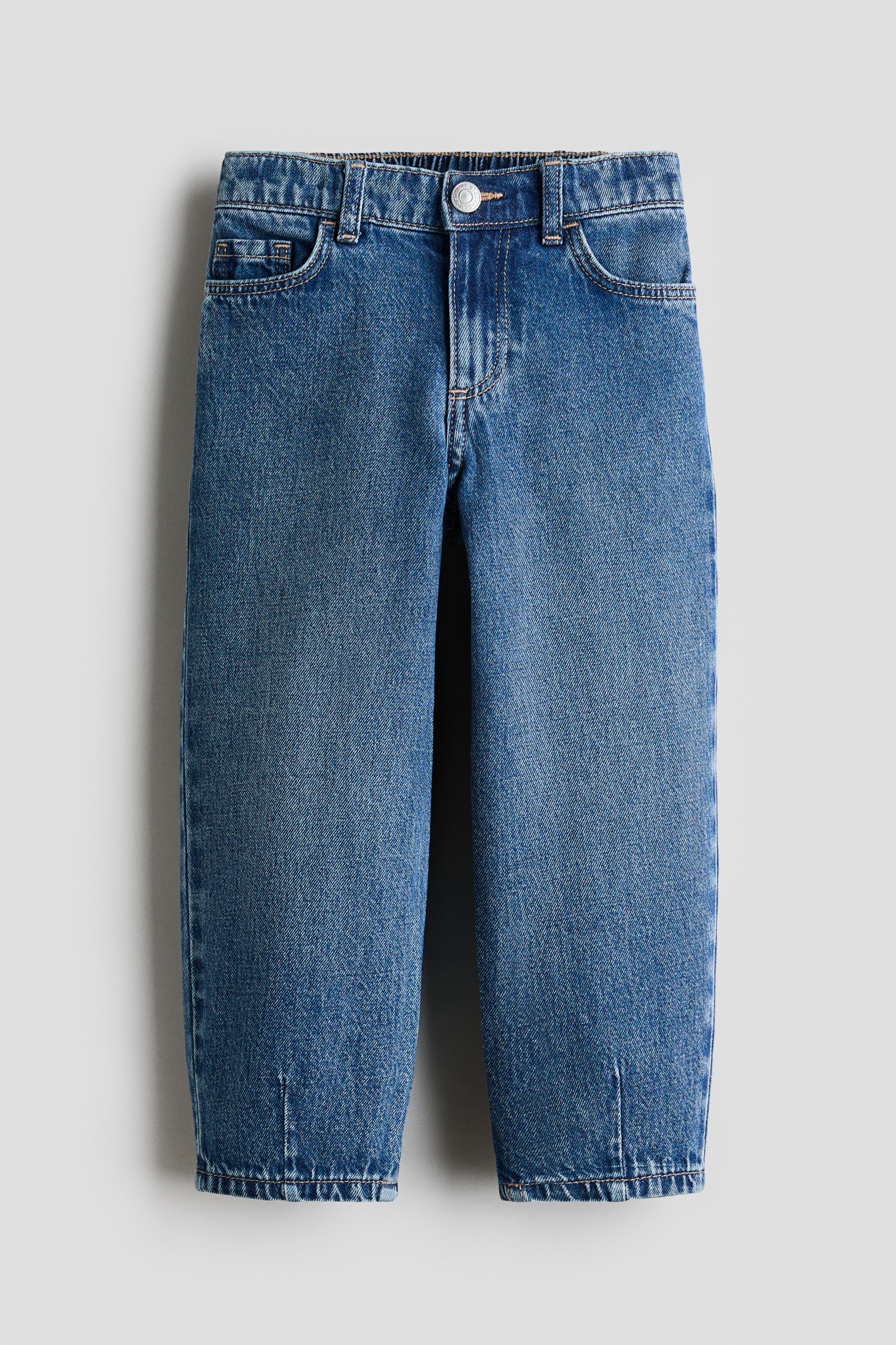 Loose-Fit Barrel Jeans