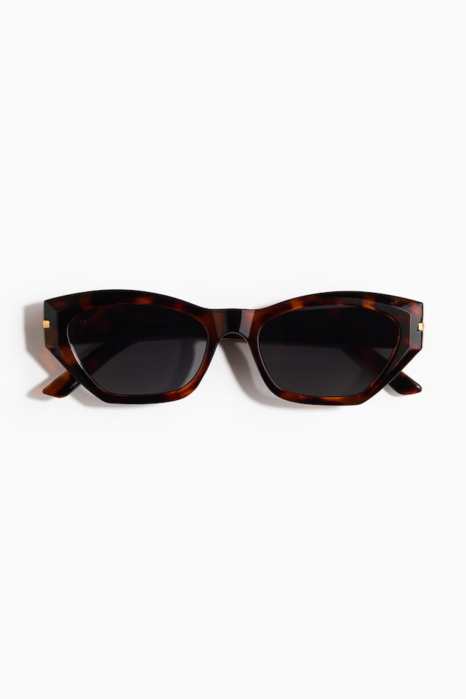 Cat-eye sunglasses - Dark brown/Tortoiseshell-patte/Burgundy - 1