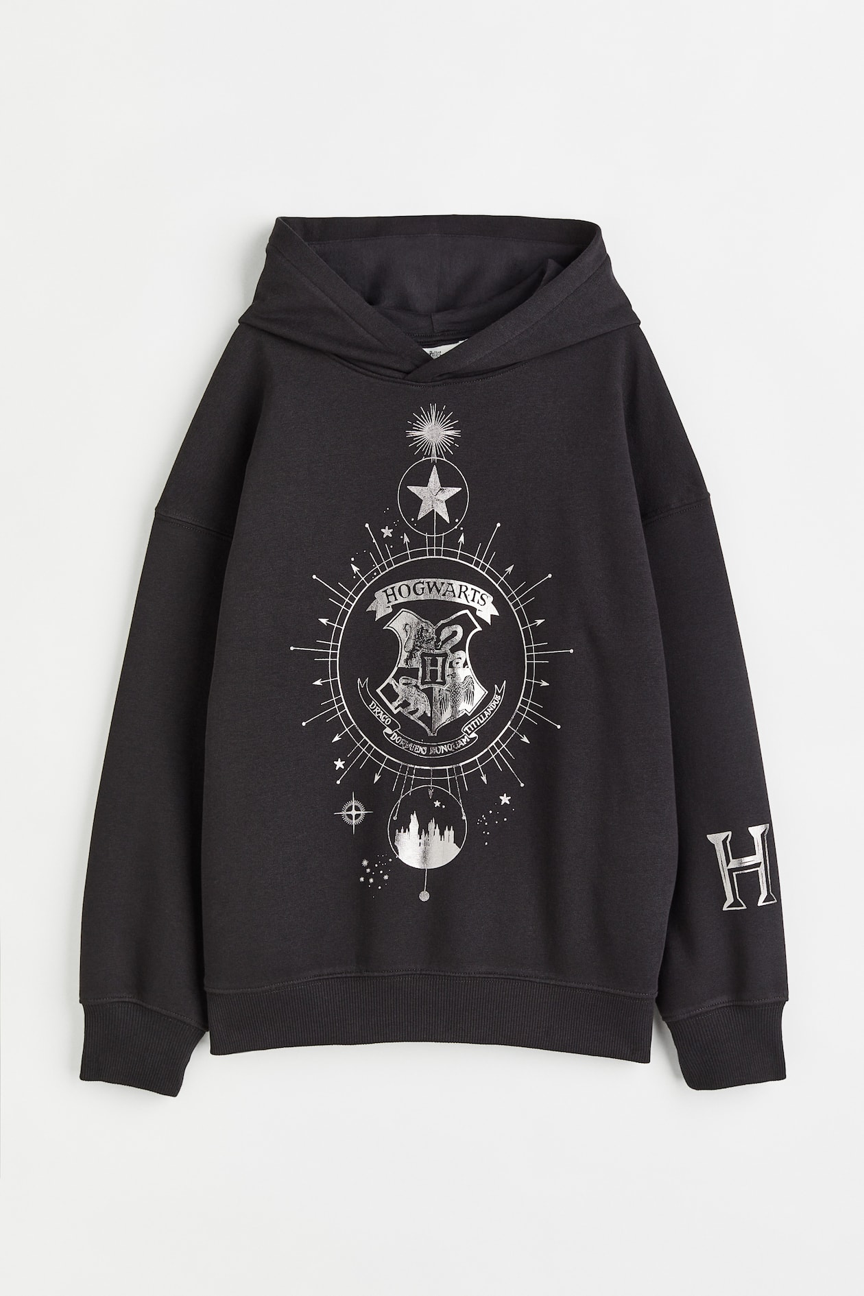 Oversized hoodie Black/Harry Potter Kids H&M IN